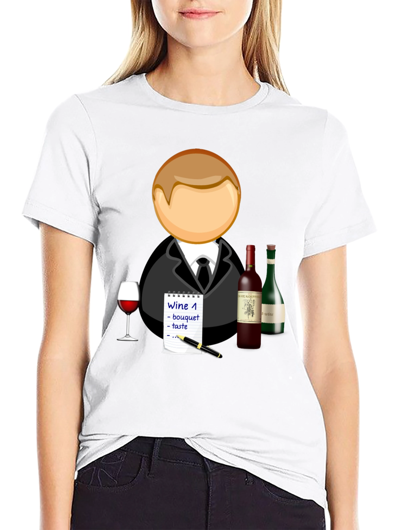 Wine Tasting T-Shirt - Connoisseur Design
