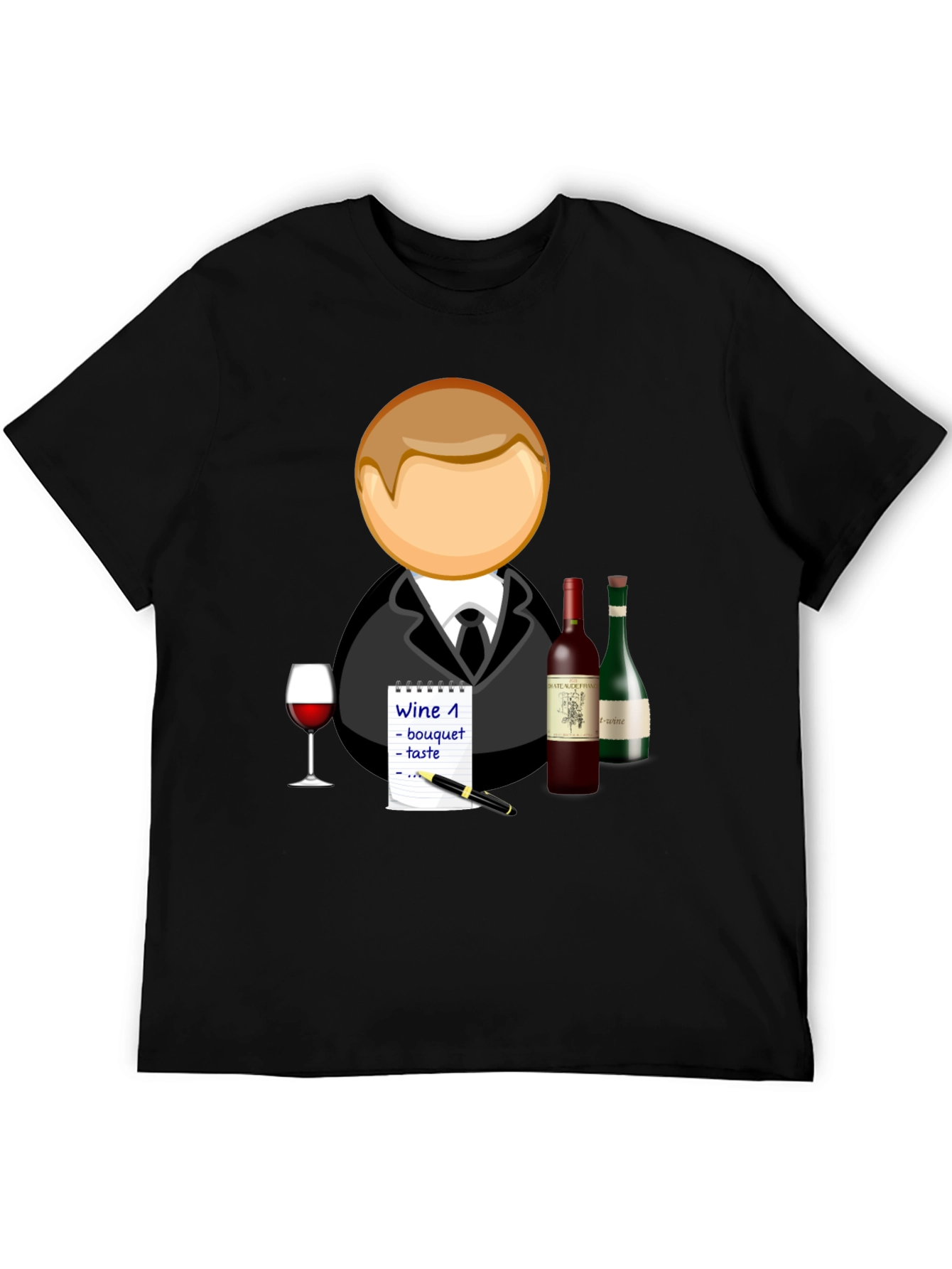 Wine Tasting T-Shirt - Connoisseur Design