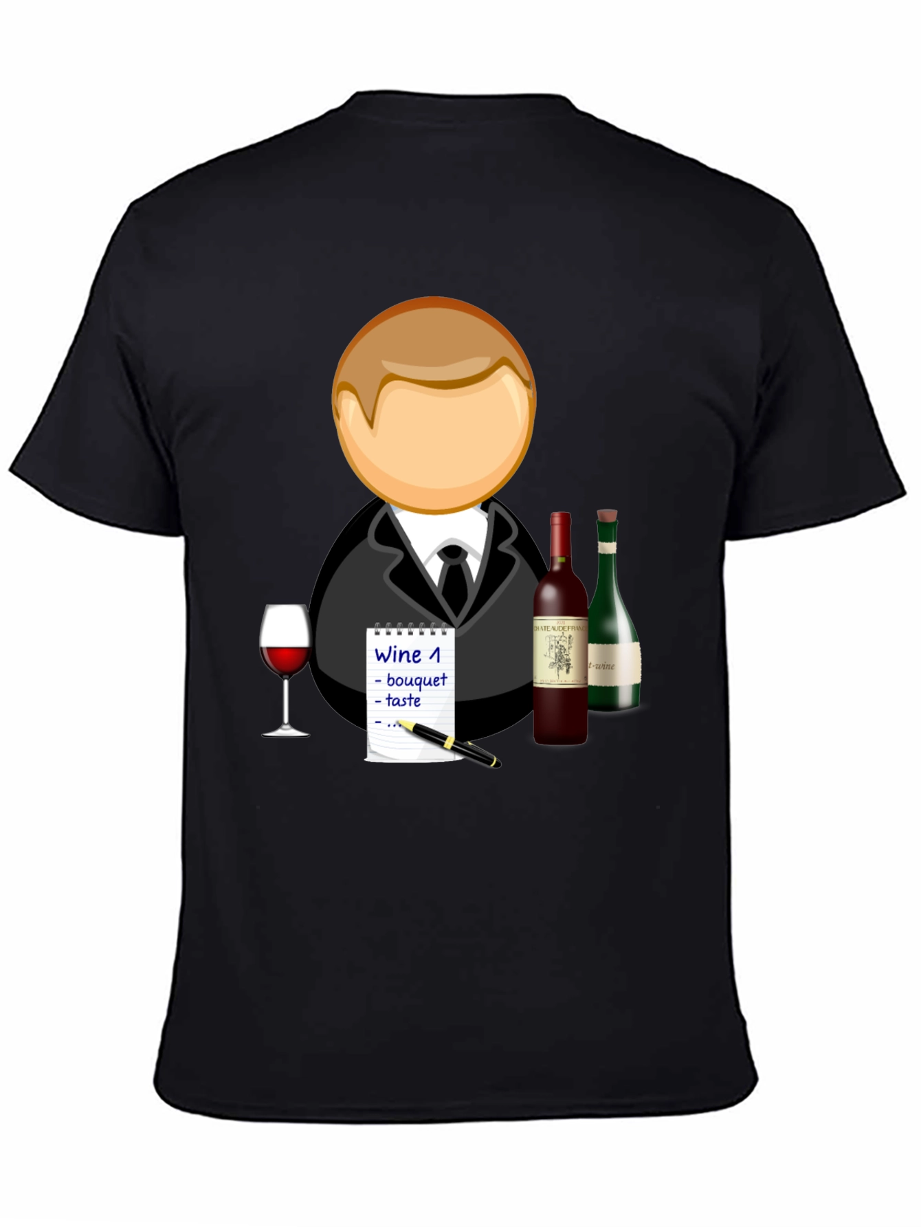 Wine Tasting T-Shirt - Connoisseur Design
