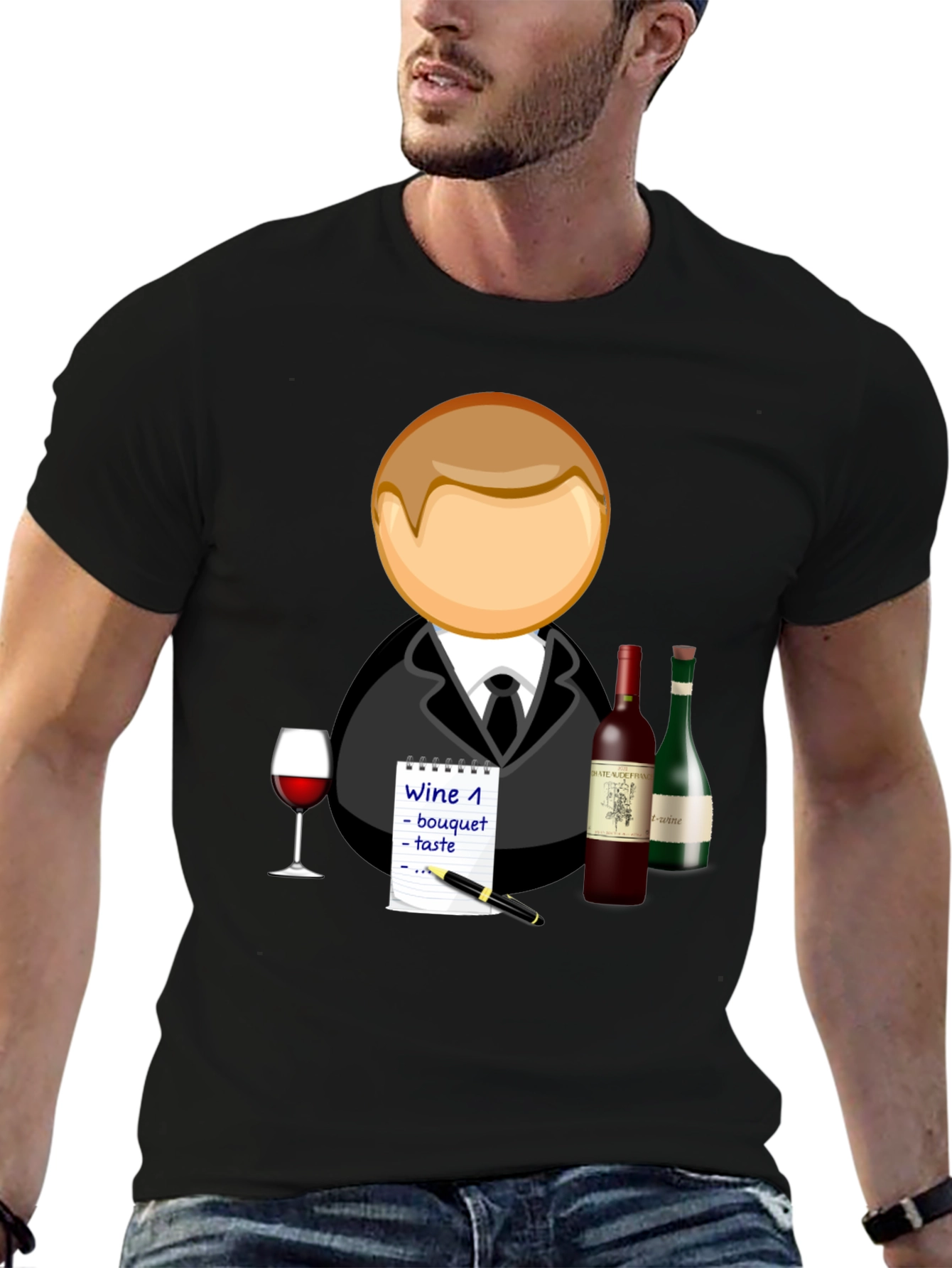Wine Tasting T-Shirt - Connoisseur Design