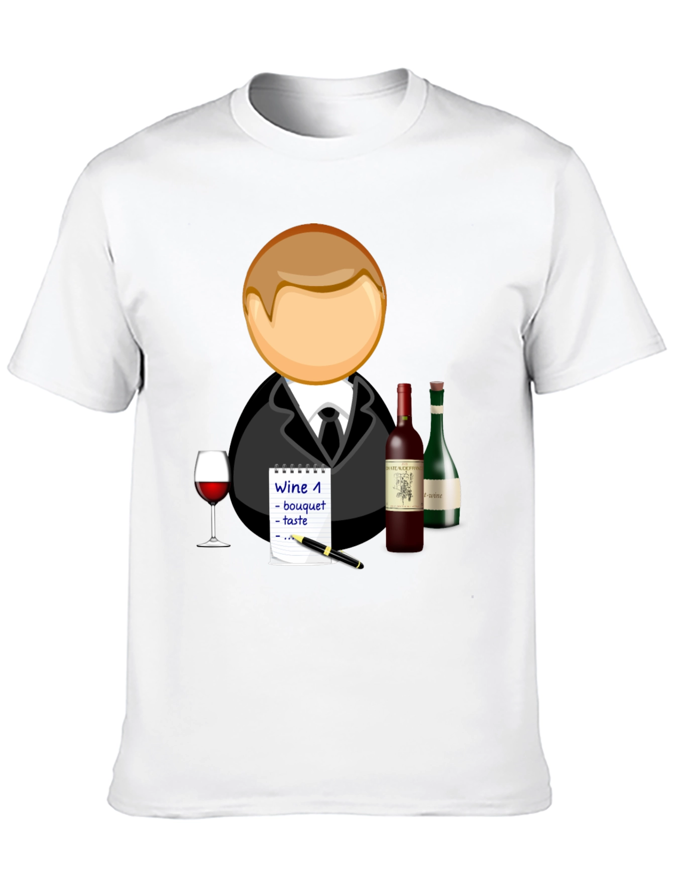 Wine Tasting T-Shirt - Connoisseur Design