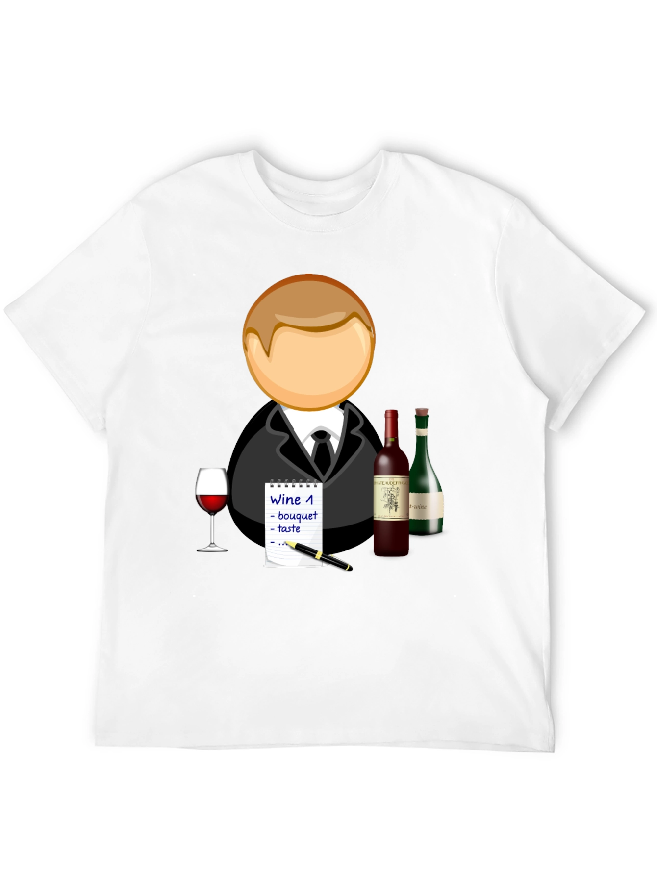 Wine Tasting T-Shirt - Connoisseur Design