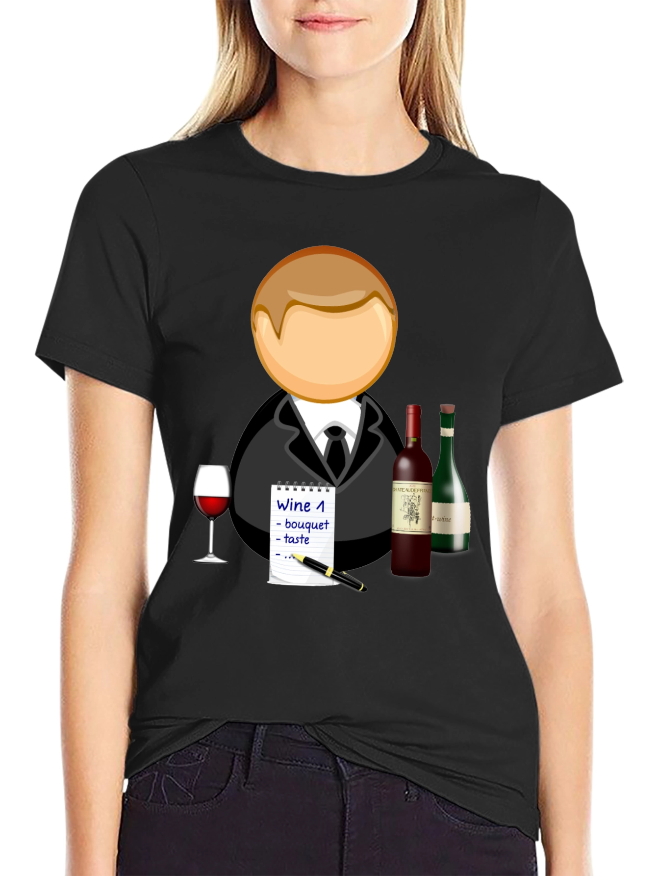 Wine Tasting T-Shirt - Connoisseur Design
