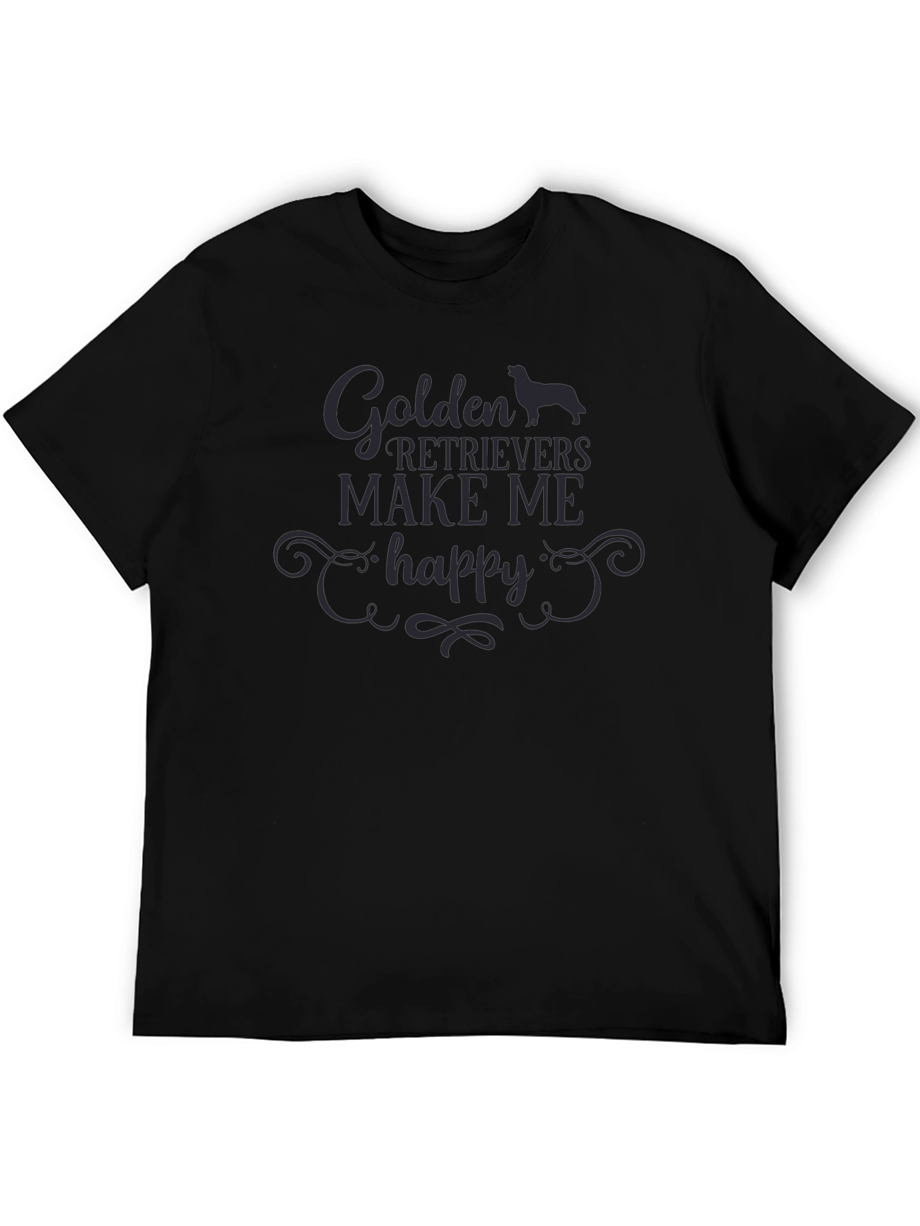 Golden Retrievers Make Me Happy T-Shirt