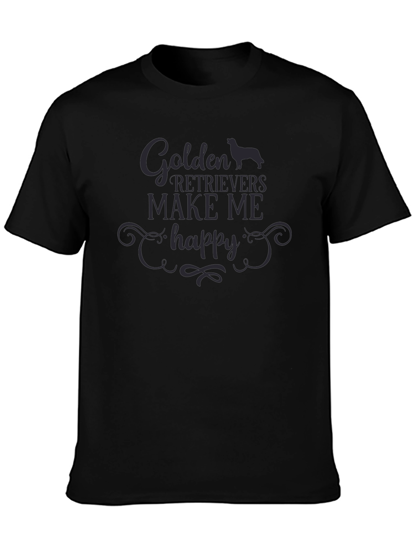Golden Retrievers Make Me Happy T-Shirt