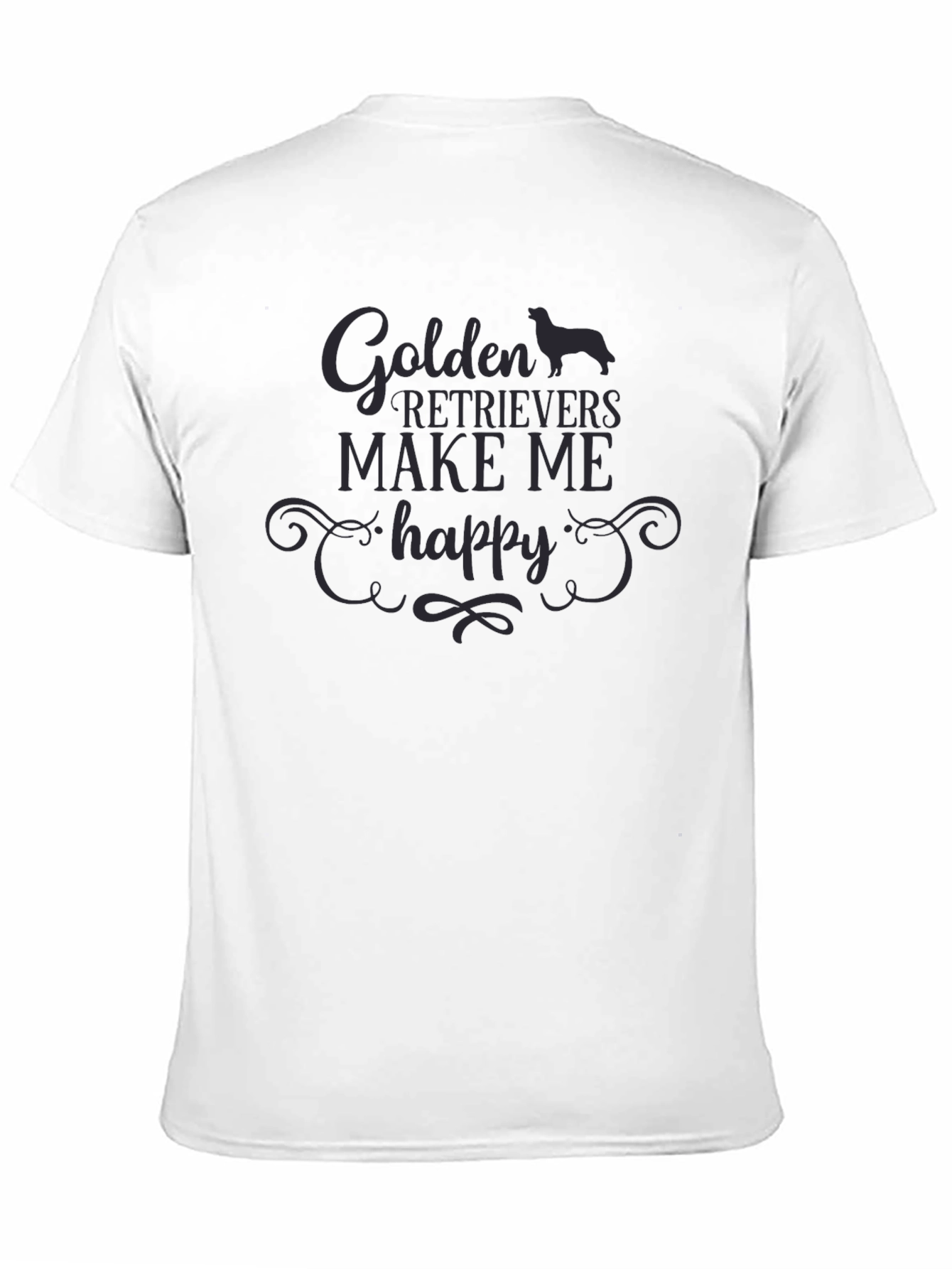 Golden Retrievers Make Me Happy T-Shirt
