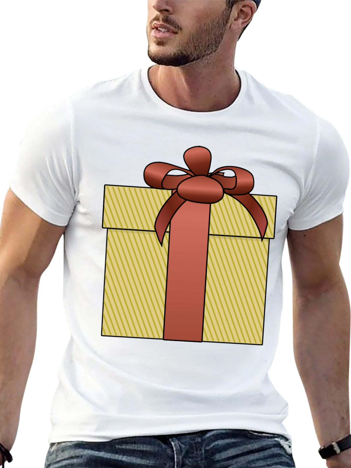 Gift Wrapped T-Shirt - Festive Graphic Tee