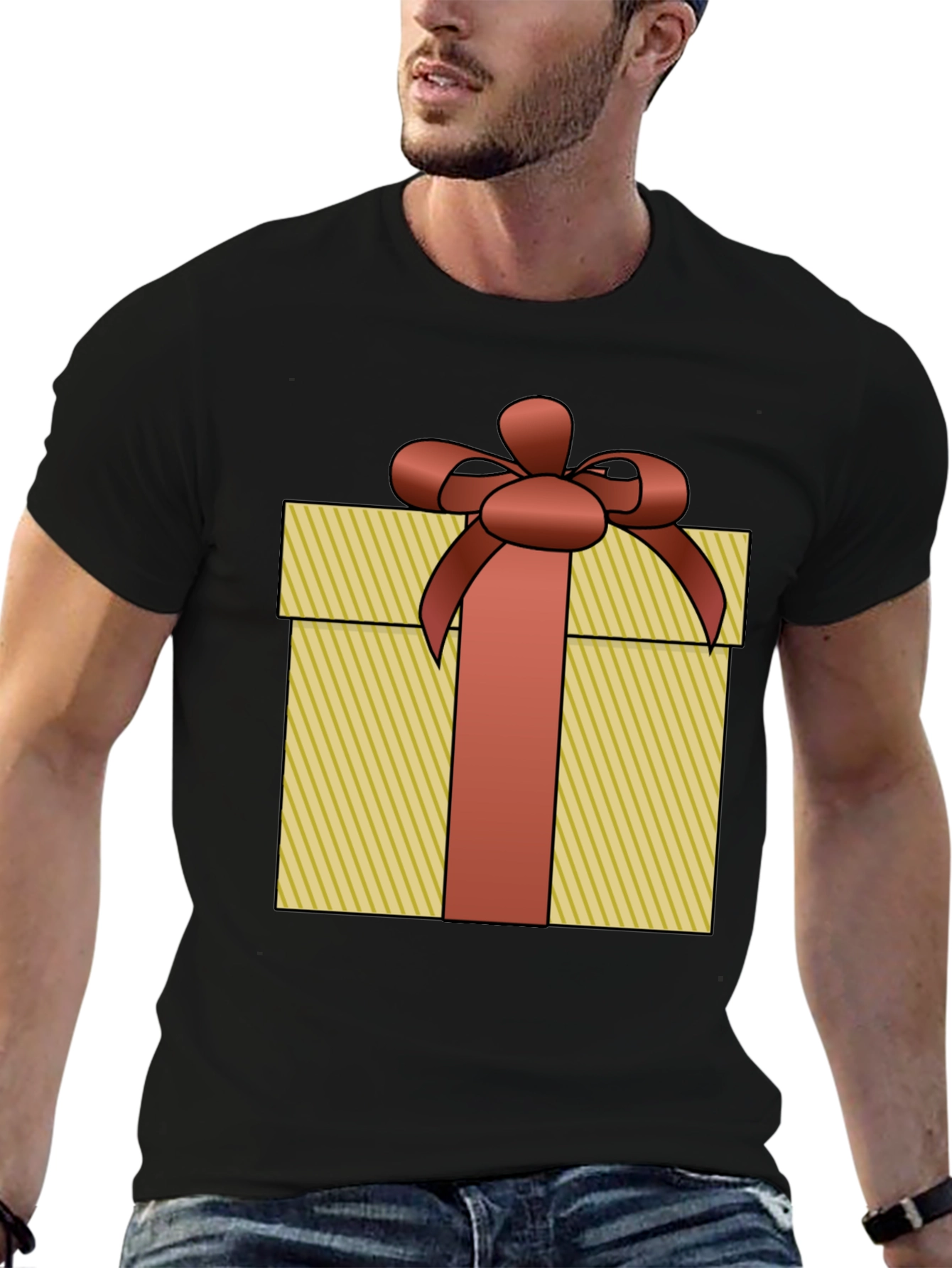 Gift Wrapped T-Shirt - Festive Graphic Tee