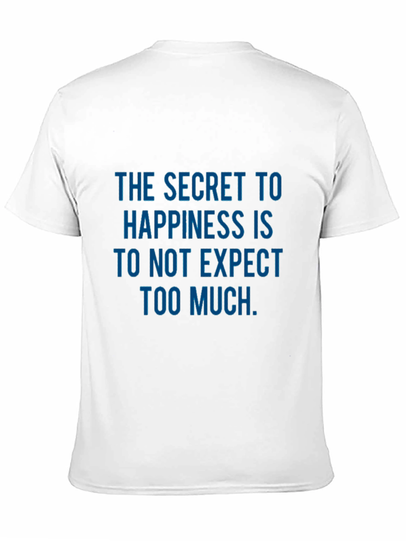 Secret to Happiness Graphic Print Tee - Black