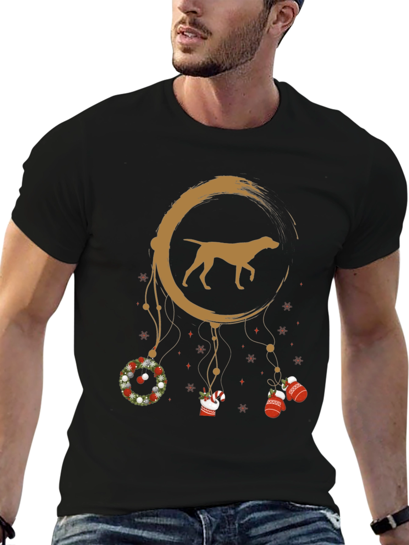 Dog Dream Catcher Christmas T-Shirt