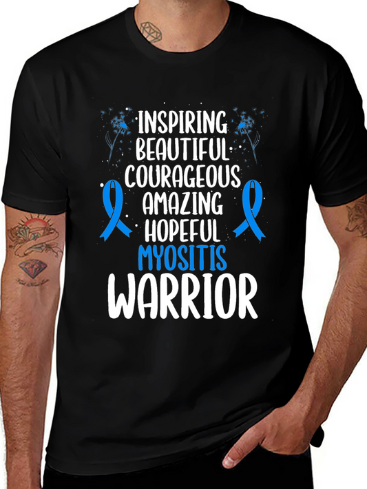 Myositis Warrior T-Shirt - Inspiring Courageous Design