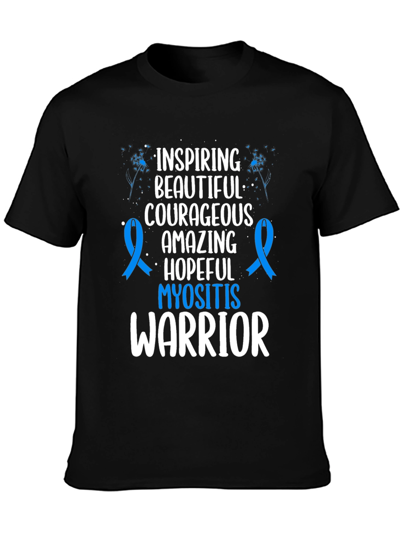 Myositis Warrior T-Shirt - Inspiring Courageous Design