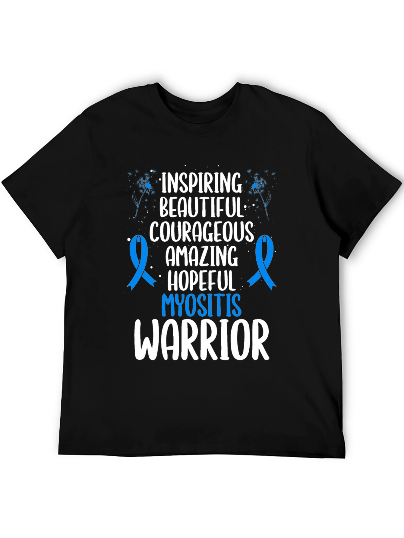 Myositis Warrior T-Shirt - Inspiring Courageous Design