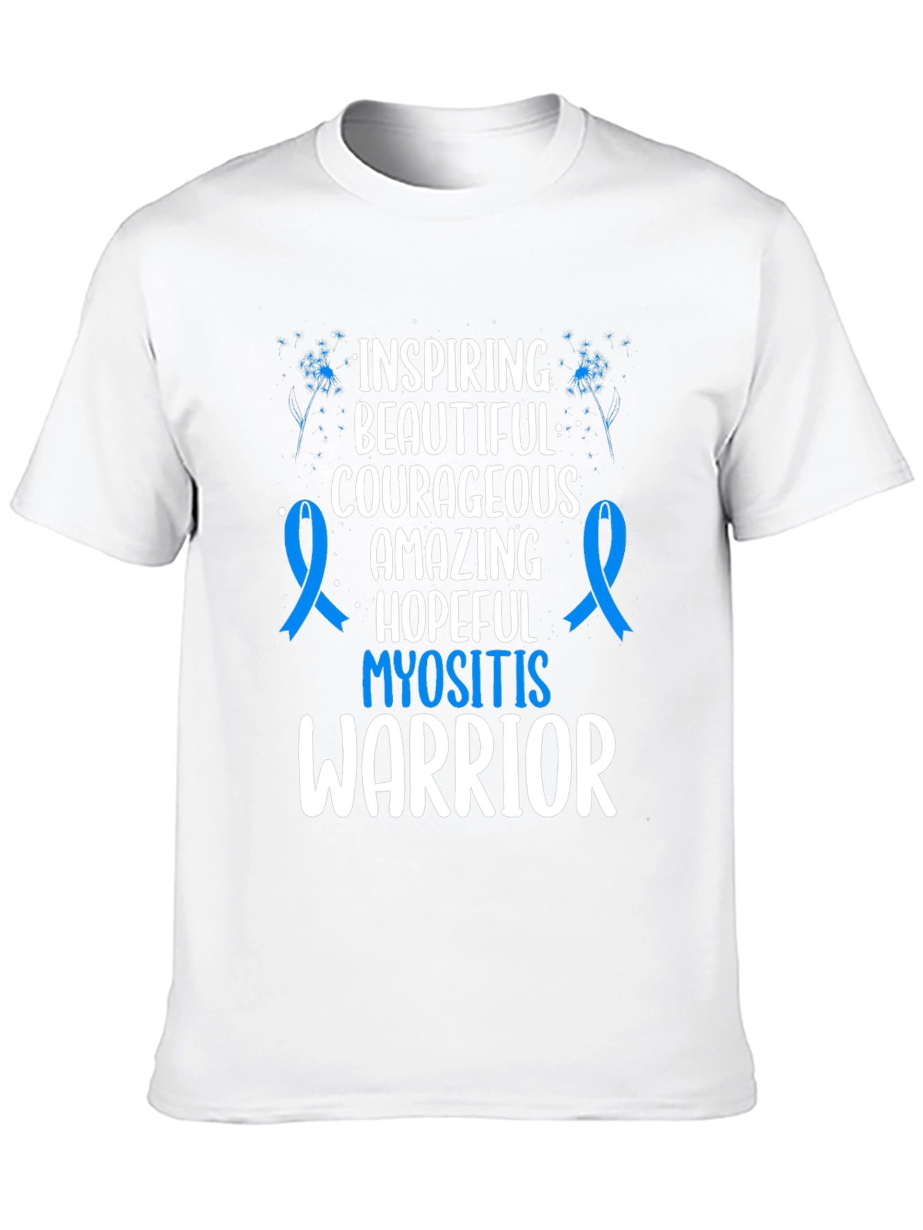 Myositis Warrior T-Shirt - Inspiring Courageous Design