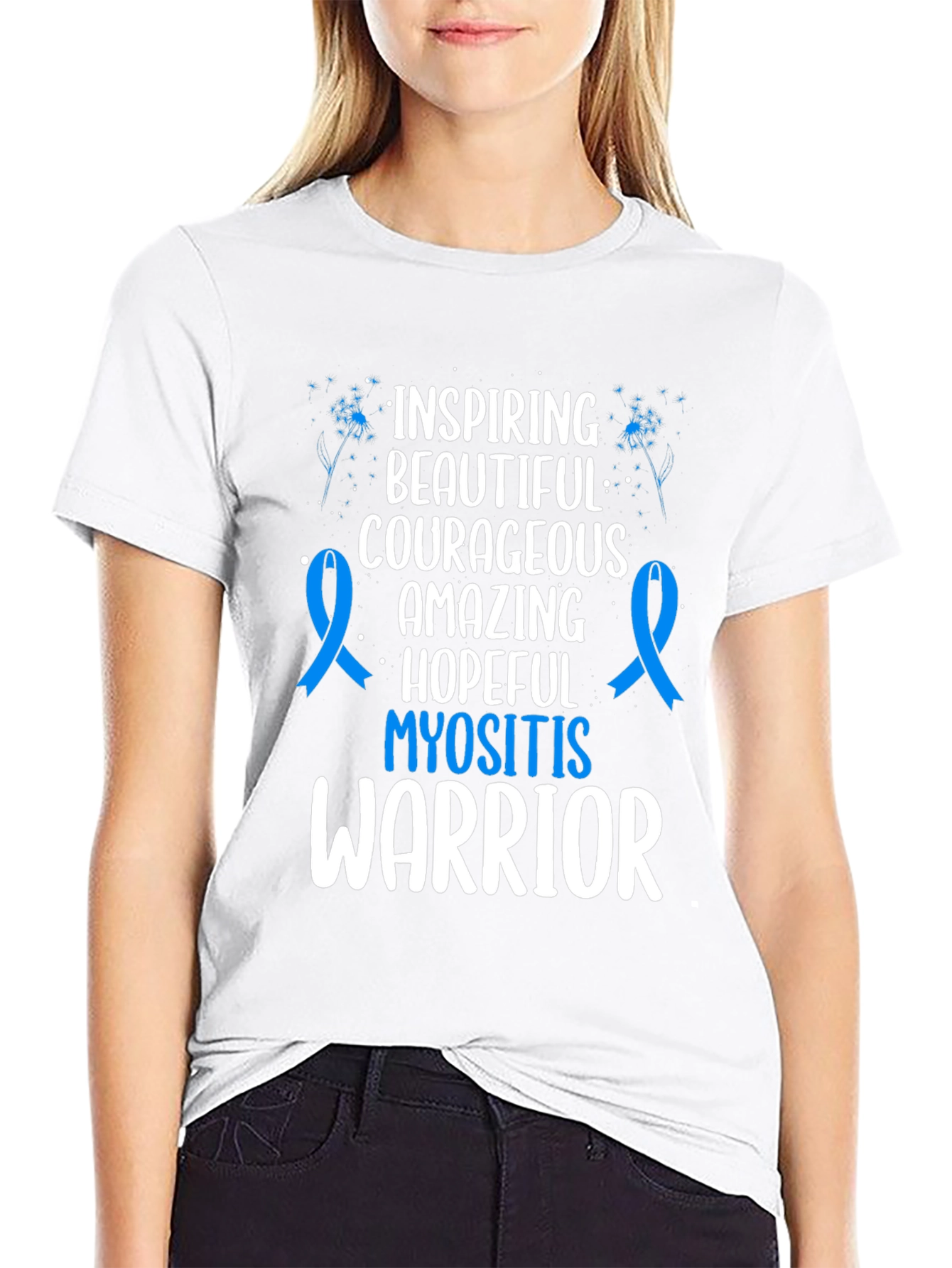 Myositis Warrior T-Shirt - Inspiring Courageous Design