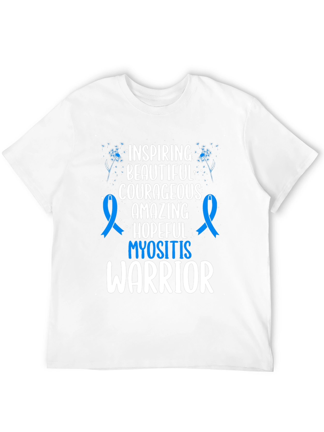 Myositis Warrior T-Shirt - Inspiring Courageous Design