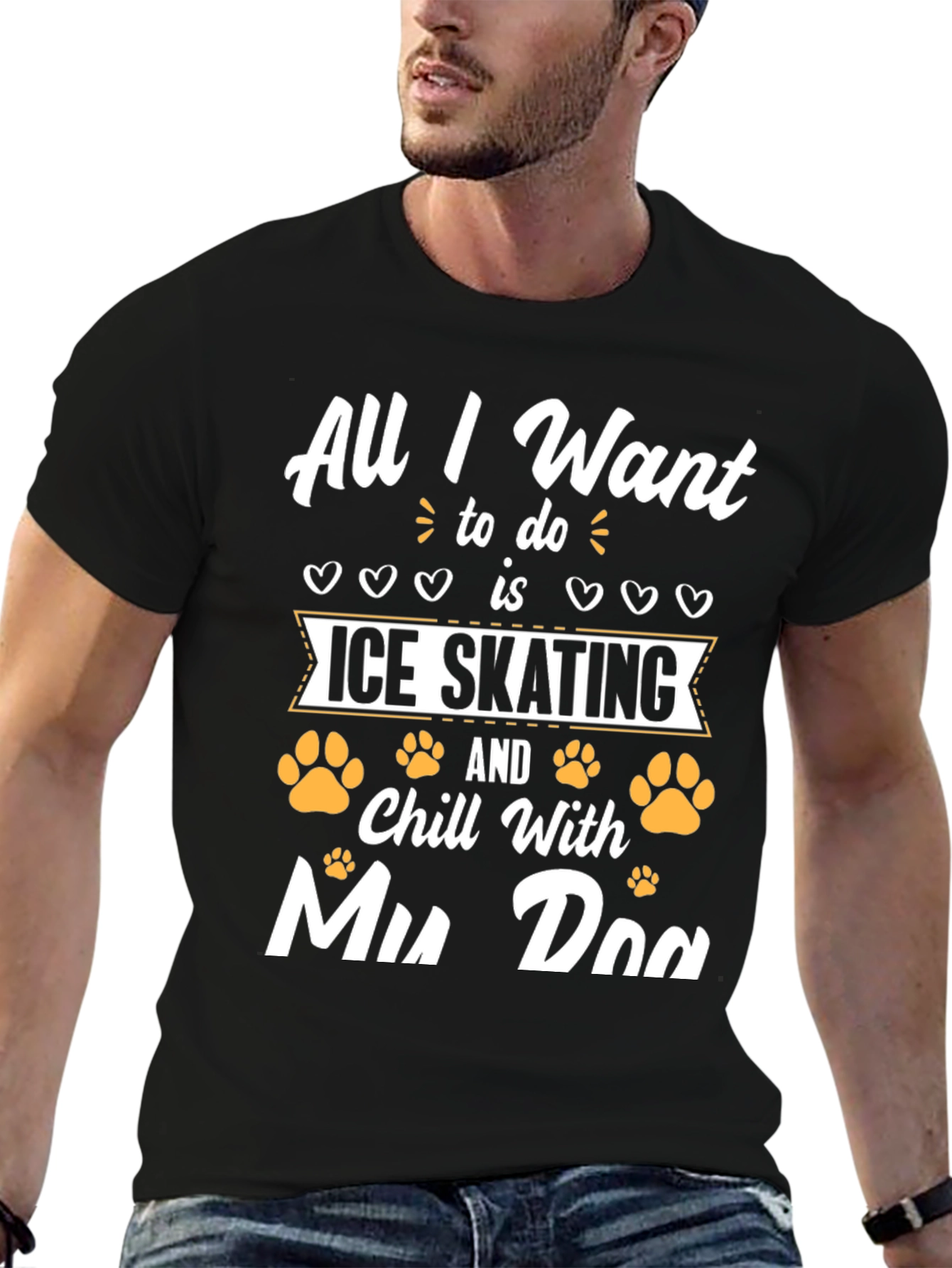 Ice Skating & Dog Lover T-Shirt