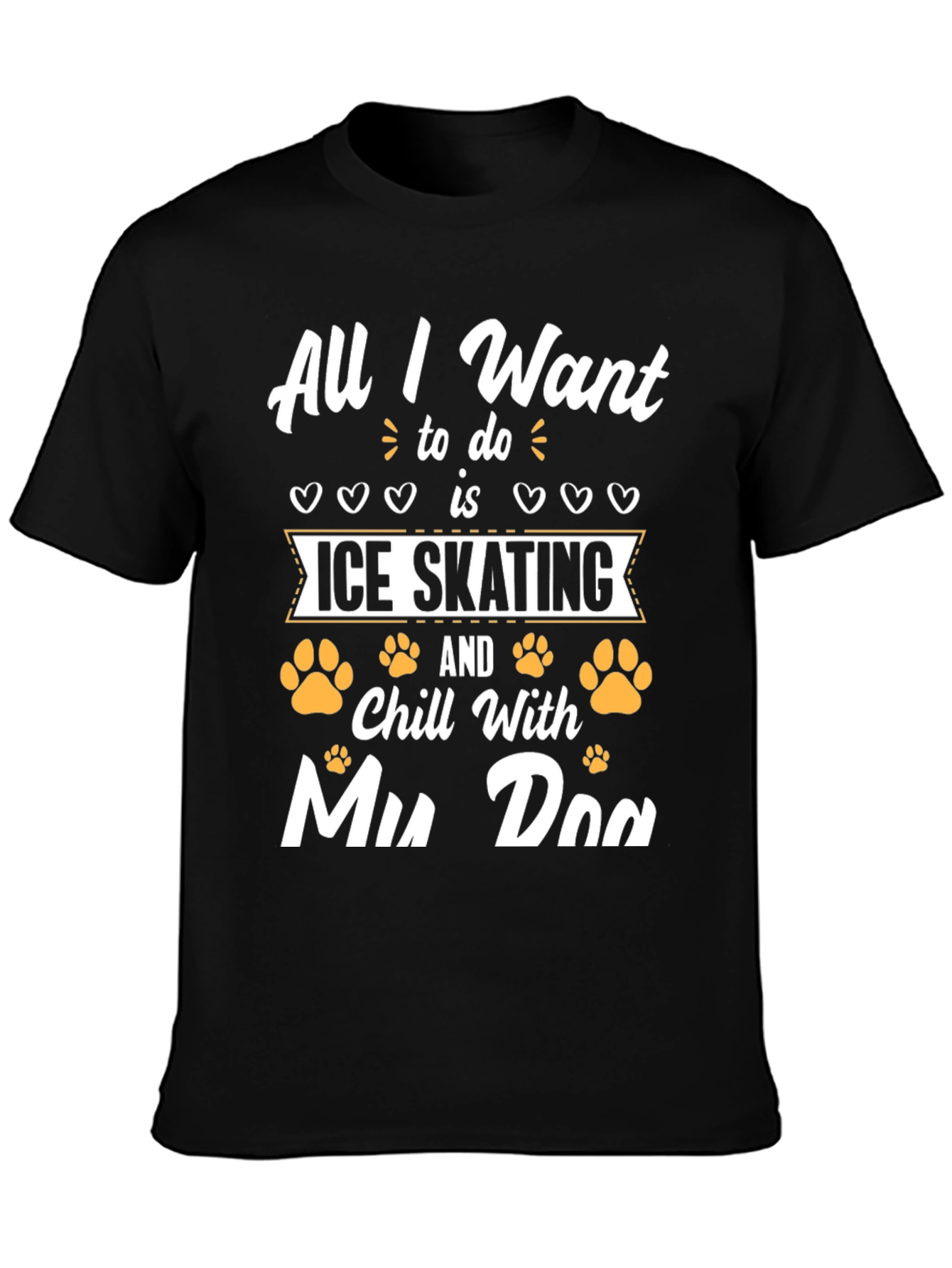 Ice Skating & Dog Lover T-Shirt