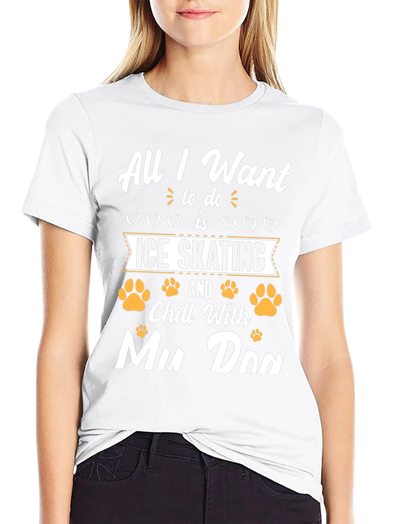 Ice Skating & Dog Lover T-Shirt