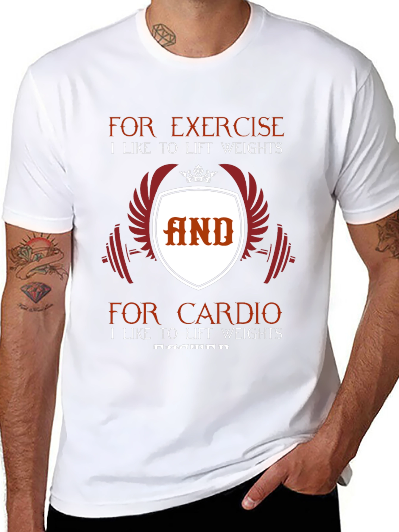 Funny Gym Workout Black T-Shirt - Lift Weights