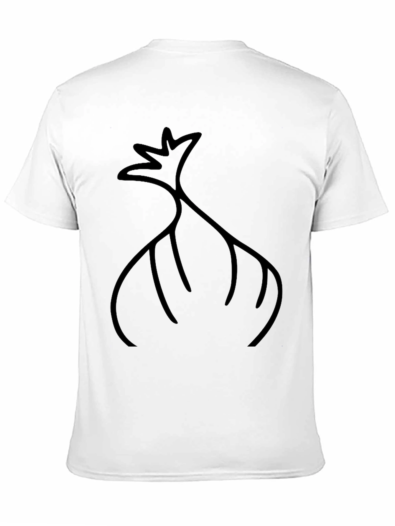 Abstract Black Graphic Tee