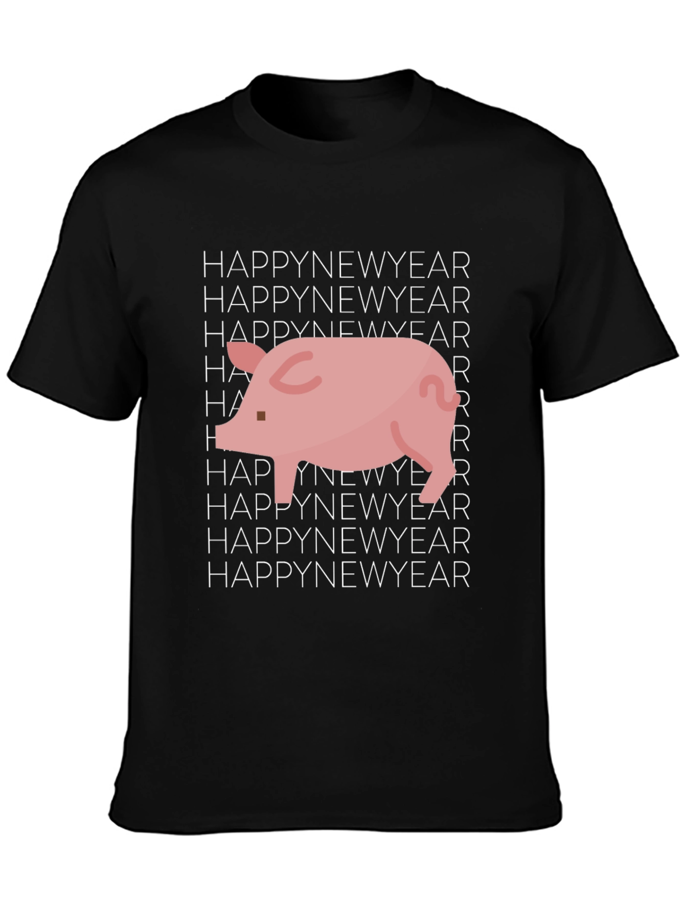 Happy New Year Pig Graphic Tee