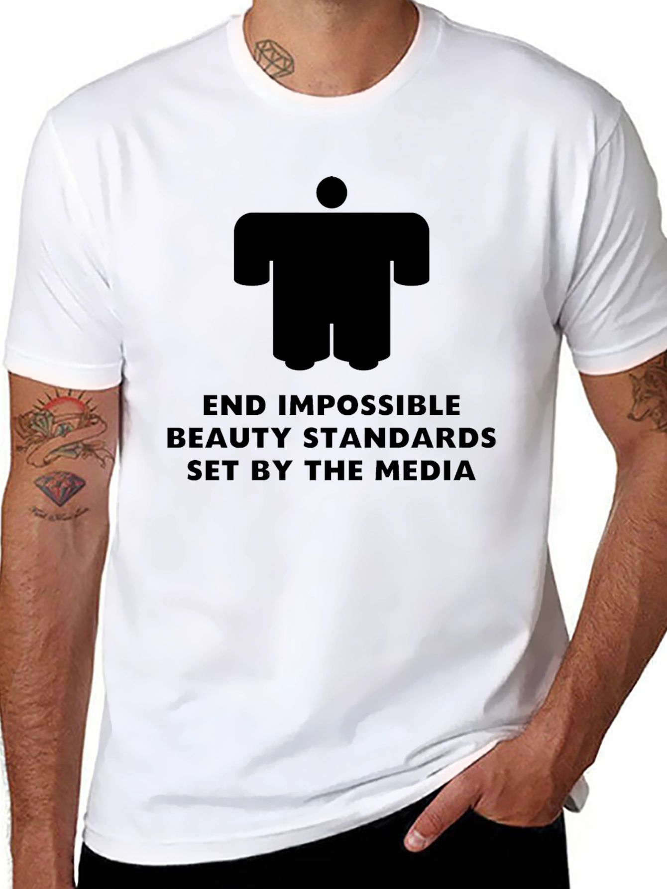 End Impossible Beauty Standards T-Shirt