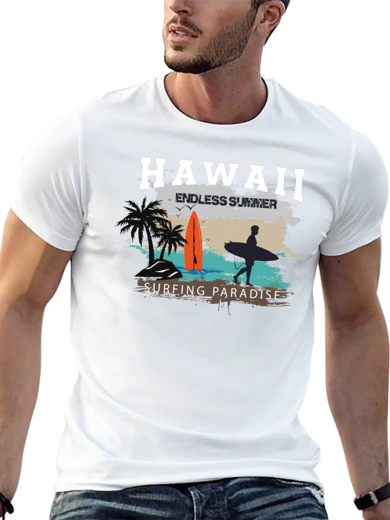 Hawaii Endless Summer Surf T-Shirt