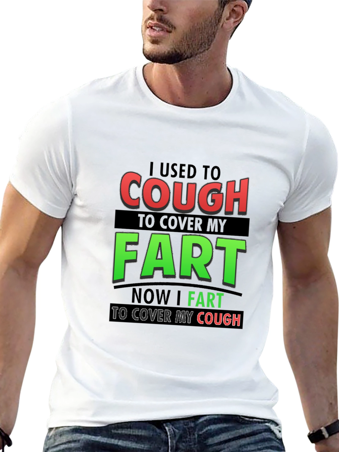 Cough to Fart Graphic T-Shirt