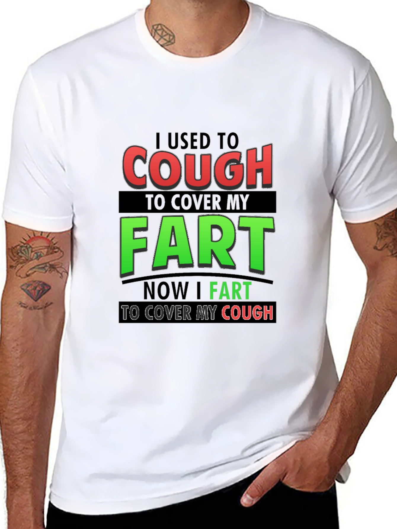 Cough to Fart Graphic T-Shirt