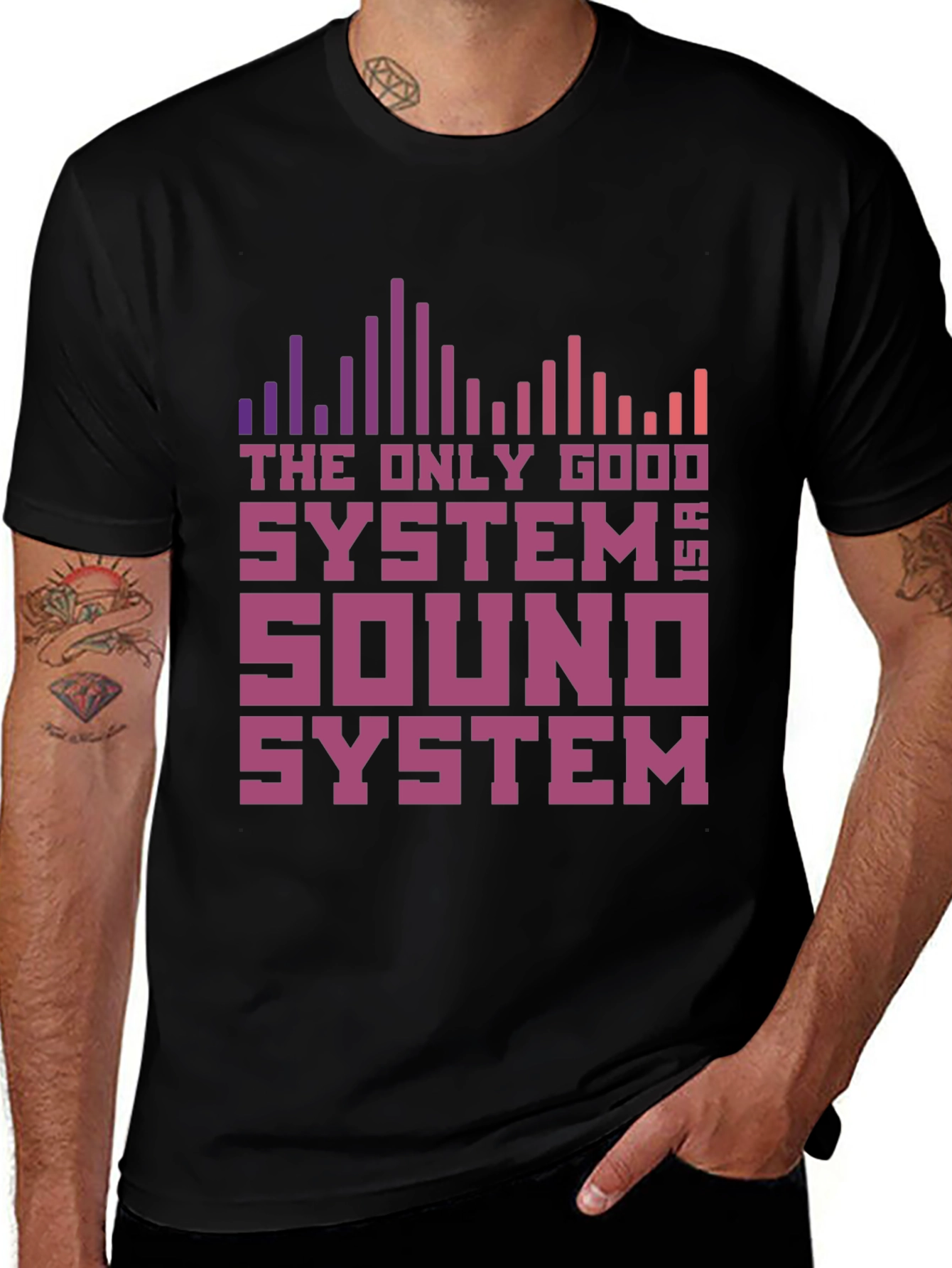 The Only Good System is a Sound System T-Shirt