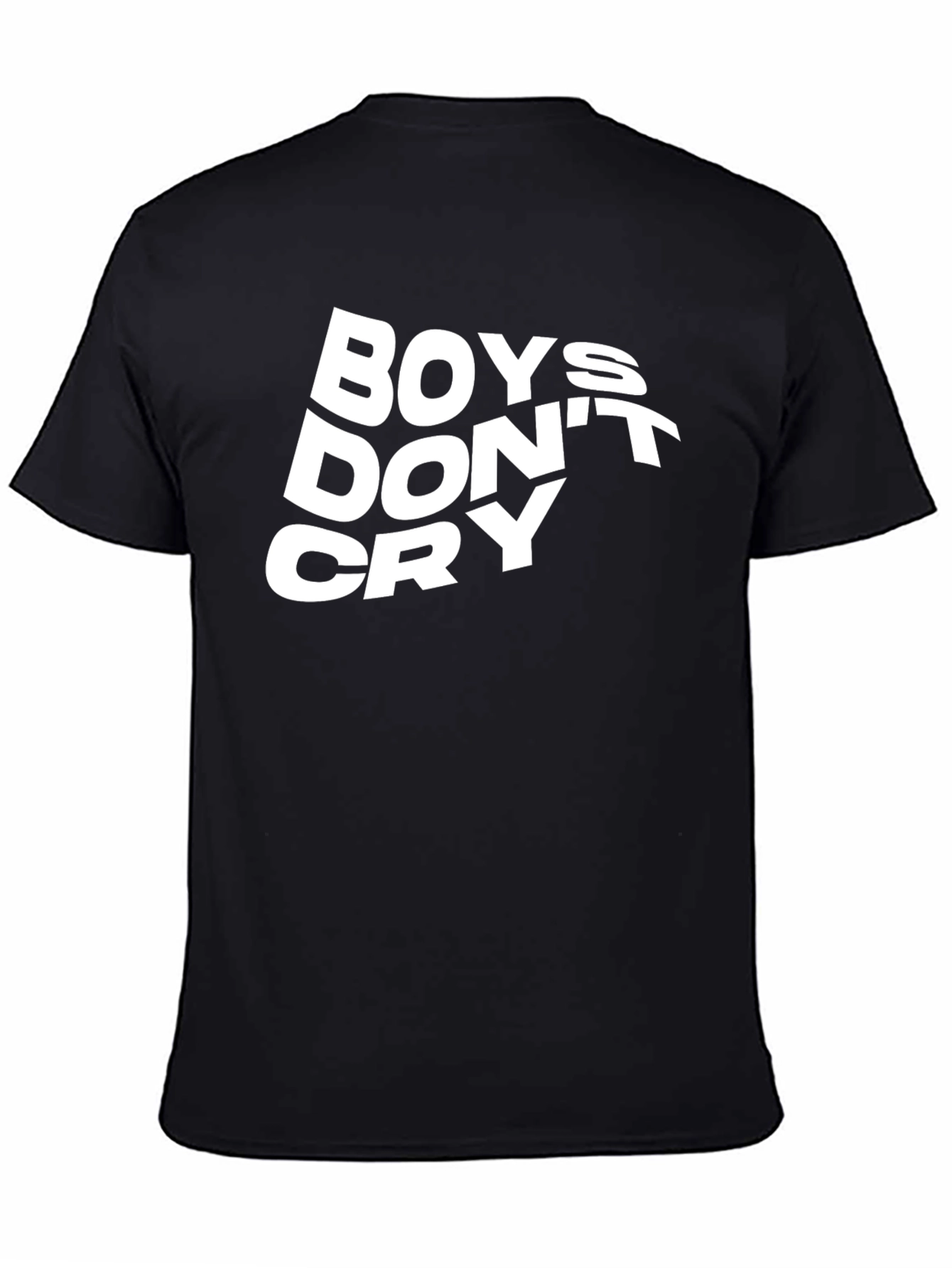 Boys Dont Cry Graphic Tee - Classic Black