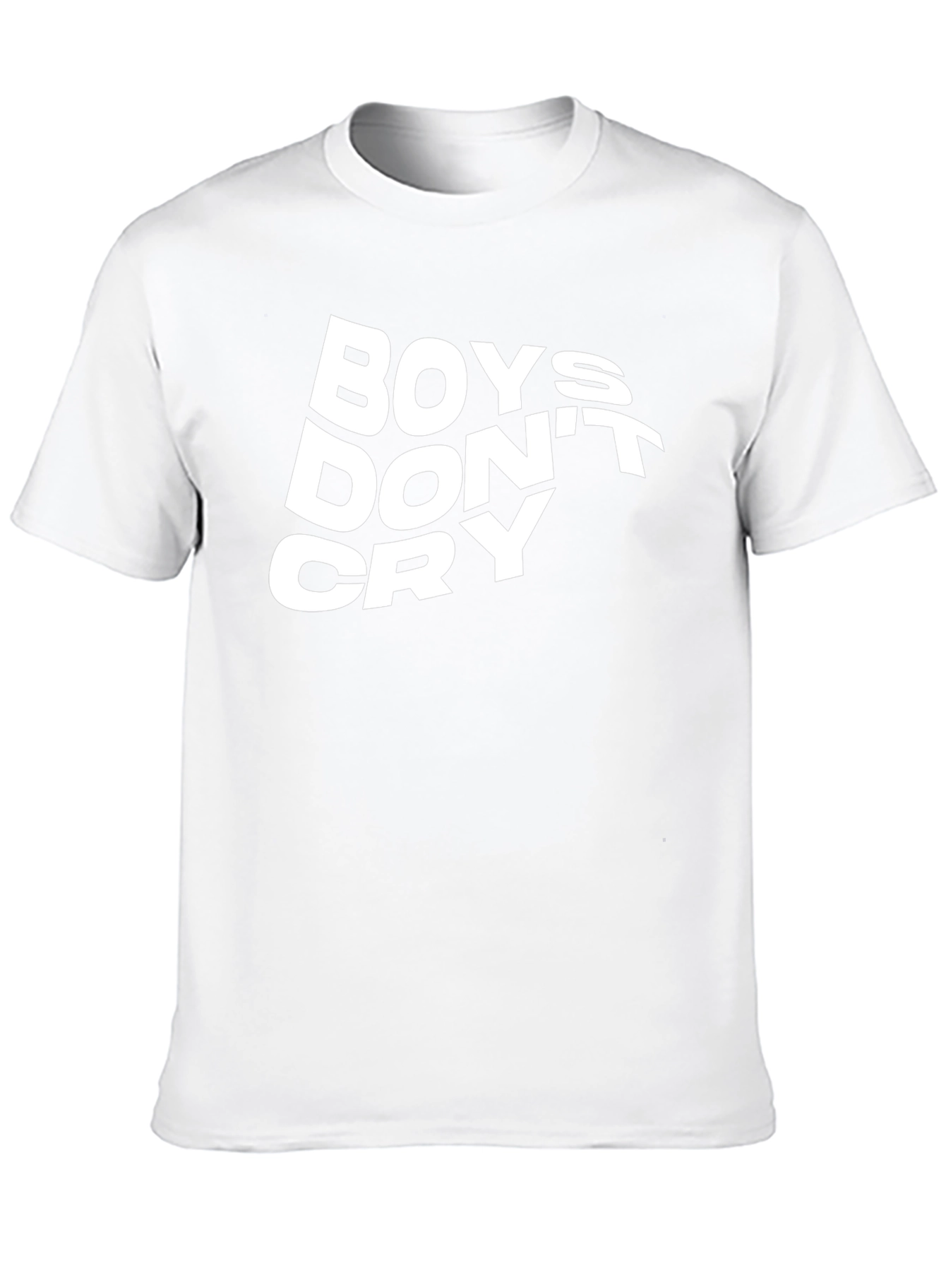 Boys Dont Cry Graphic Tee - Classic Black