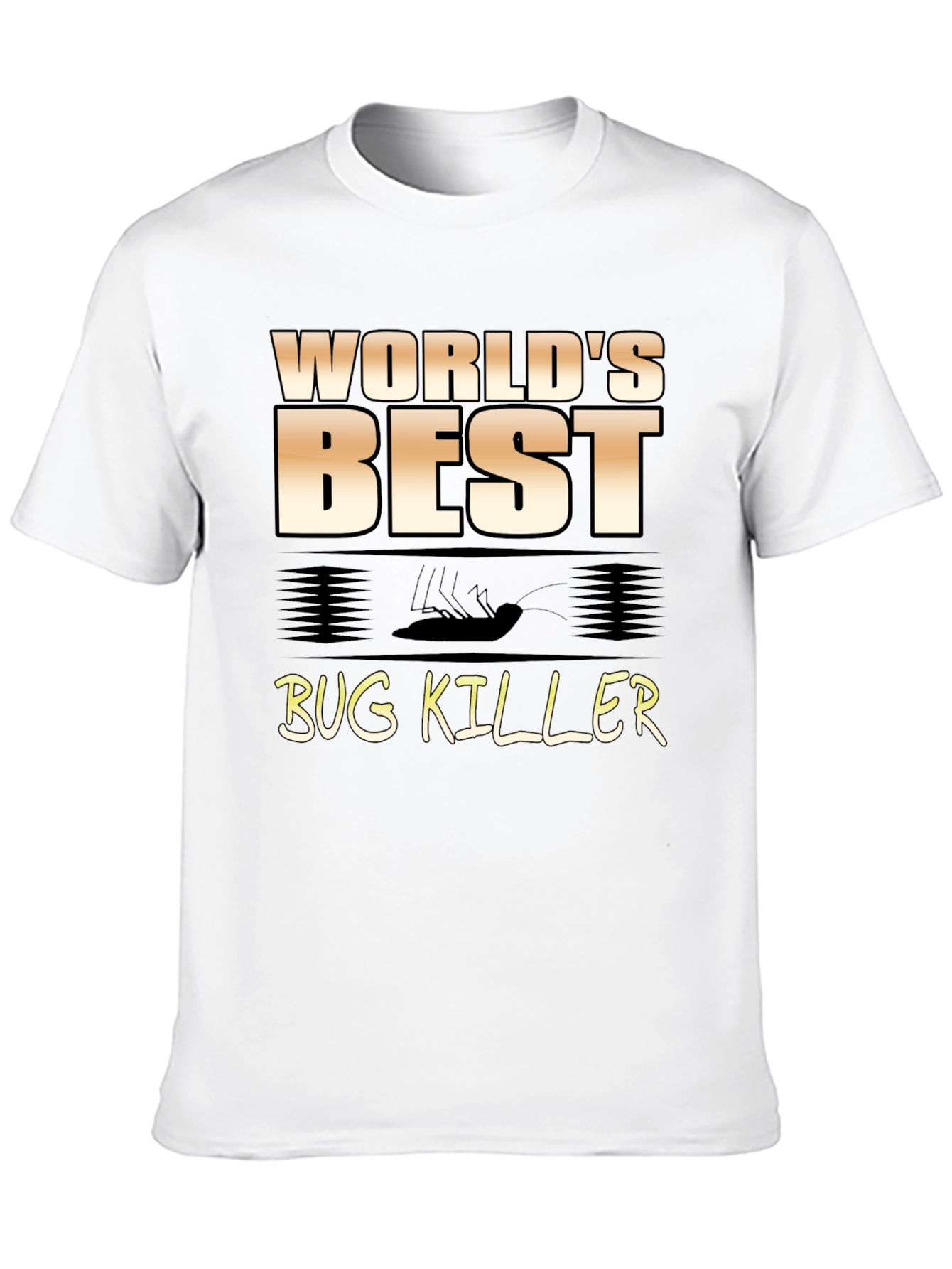 Worlds Best Bug Killer Novelty Graphic Tee