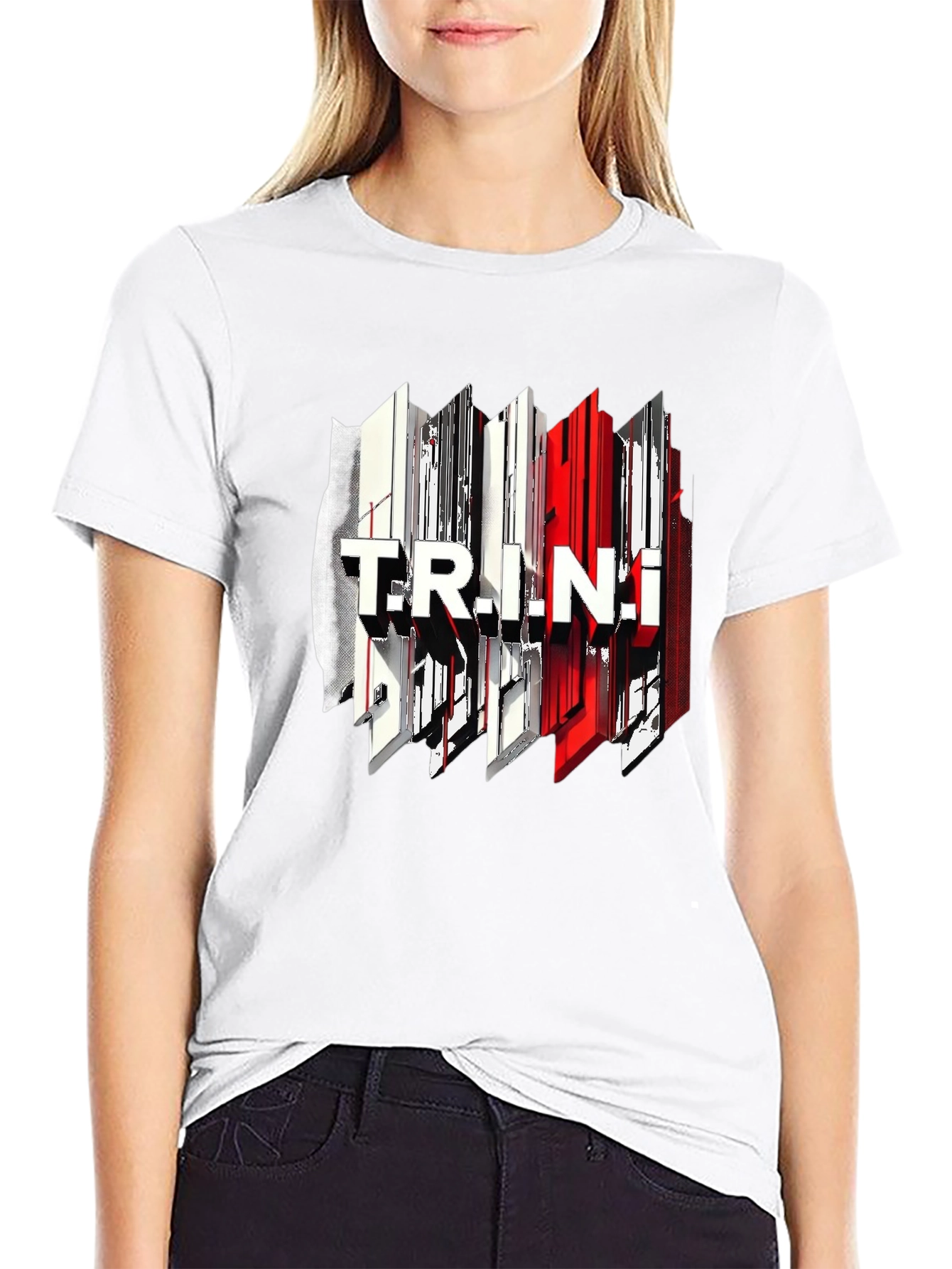 Trendy Trinidad Graphic Tee - Black Cotton T-Shirt