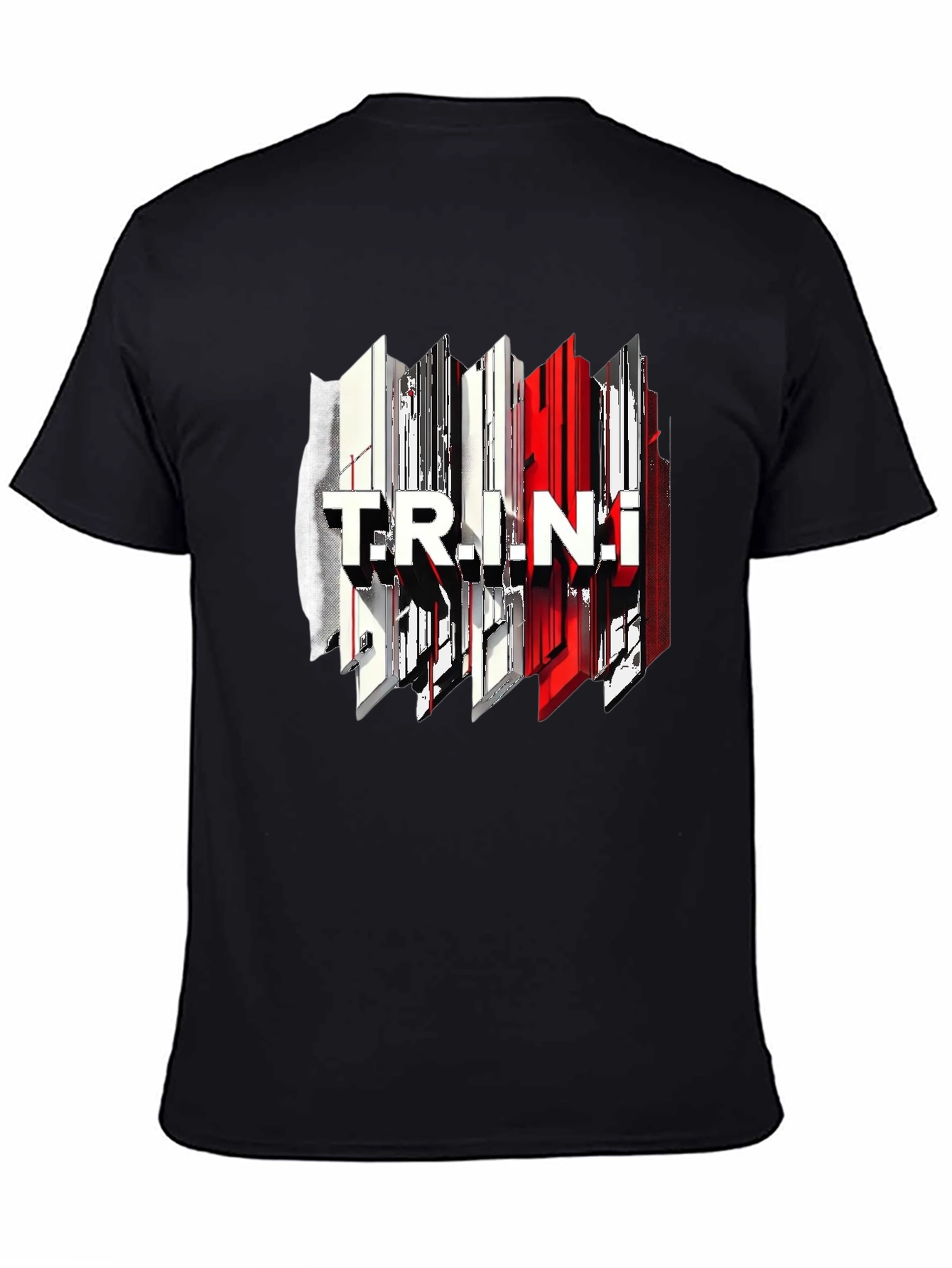 Trendy Trinidad Graphic Tee - Black Cotton T-Shirt