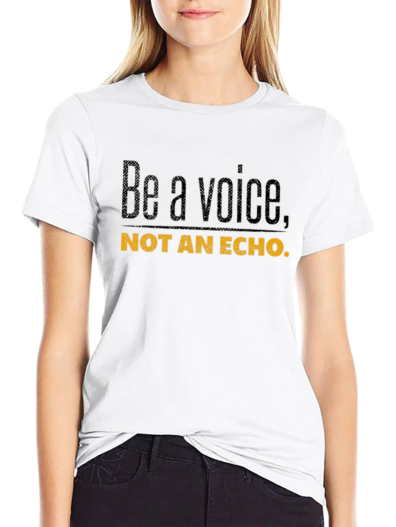 Be A Voice Tee - Motivational Graphic T-Shirt