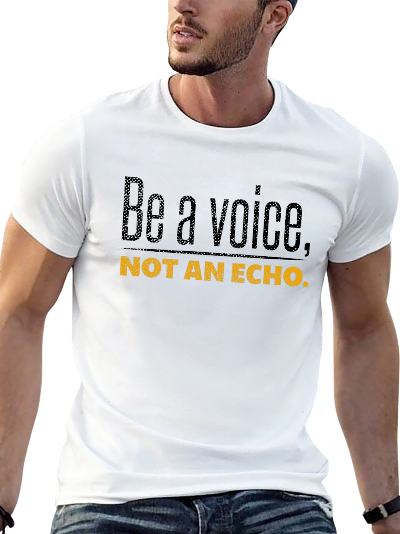 Be A Voice Tee - Motivational Graphic T-Shirt