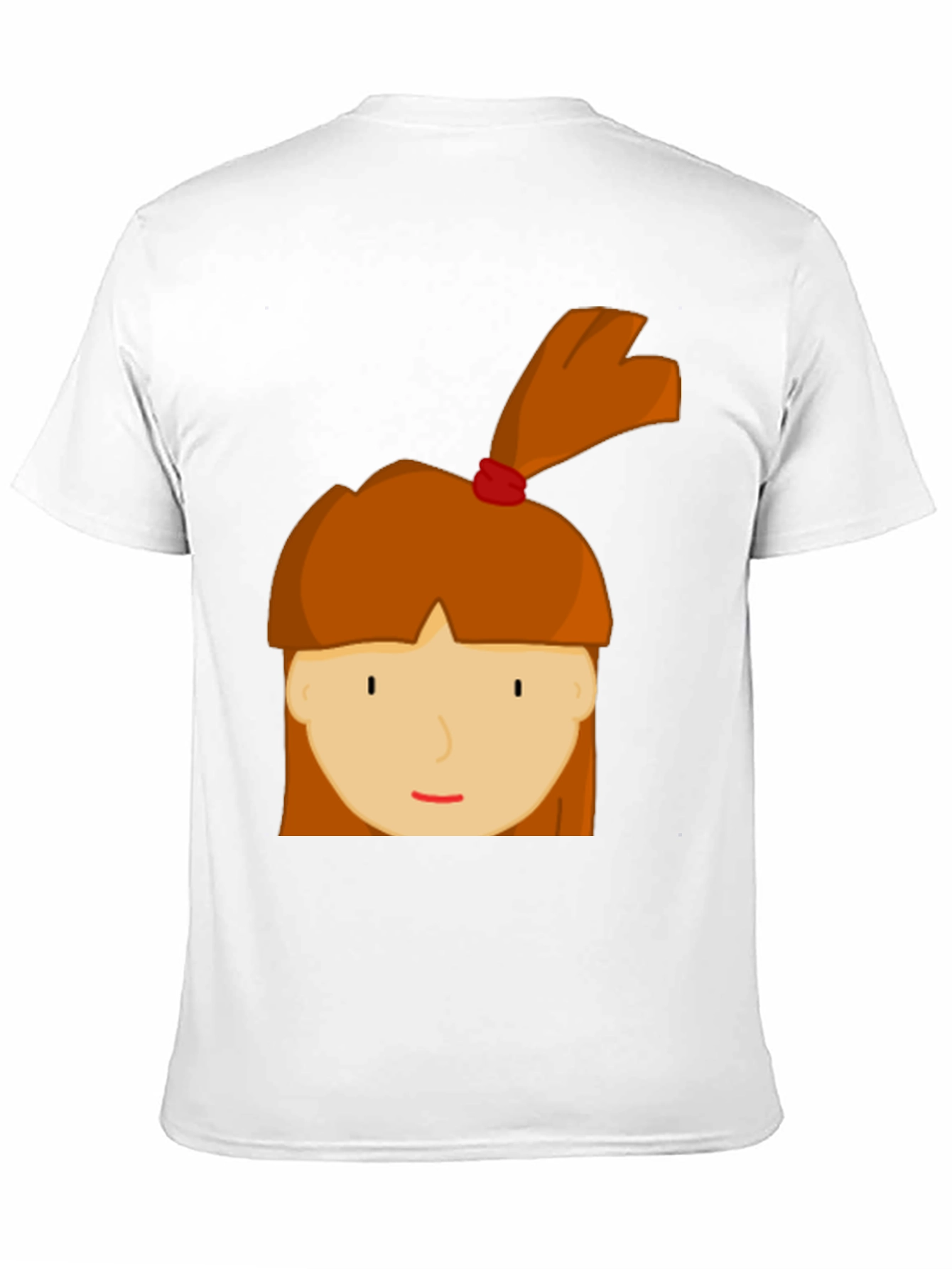 Cartoon Girl Graphic Tee - Fun & Casual Style