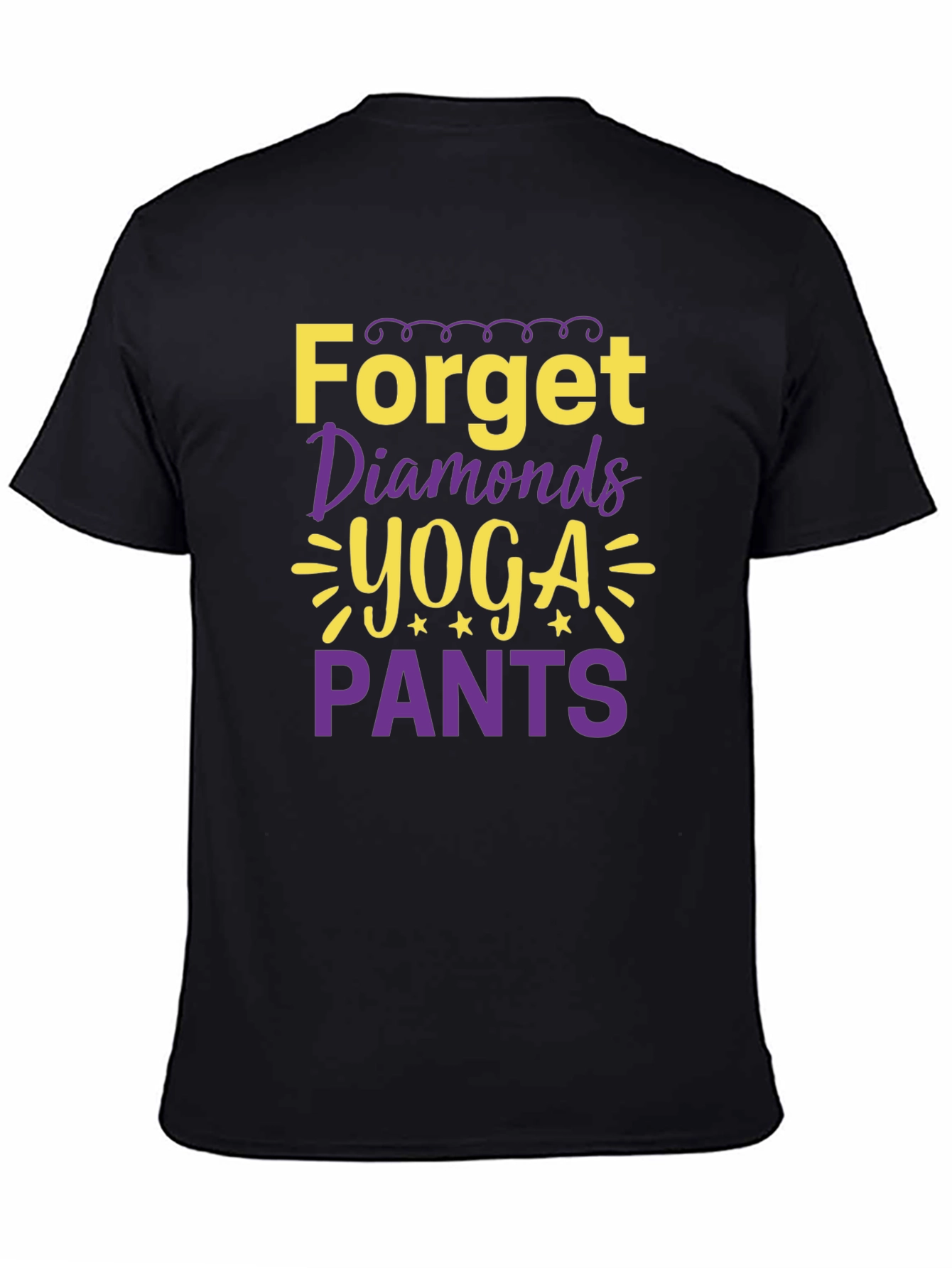 Forget Diamonds Yoga Pants Graphic Tee