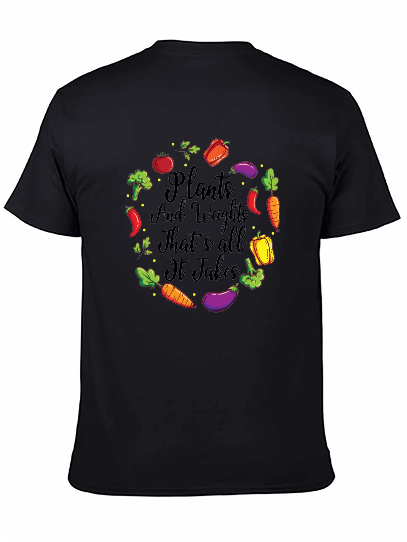 Plants and Weights Graphic T-Shirt