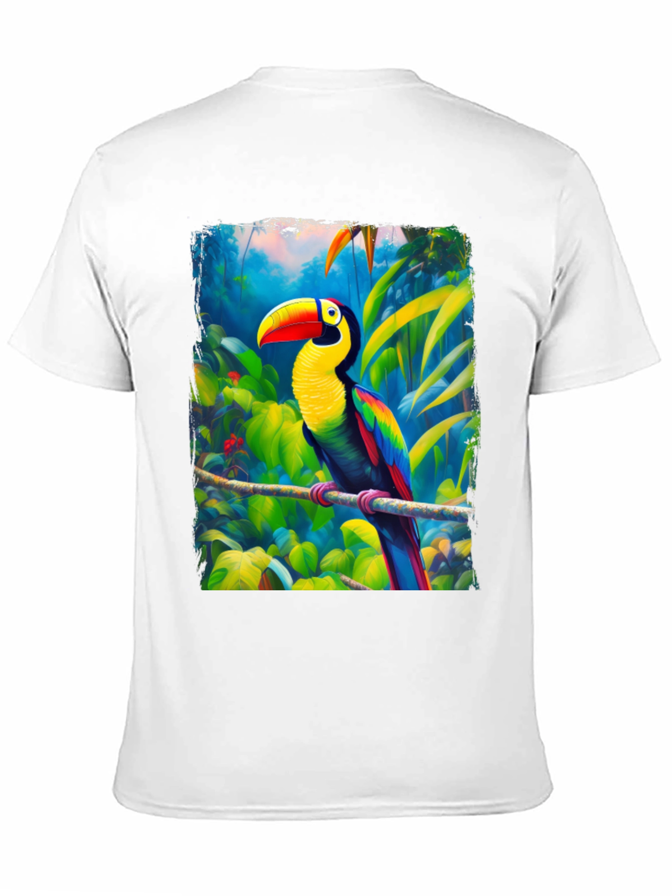 Tropical Toucan Graphic T-Shirt