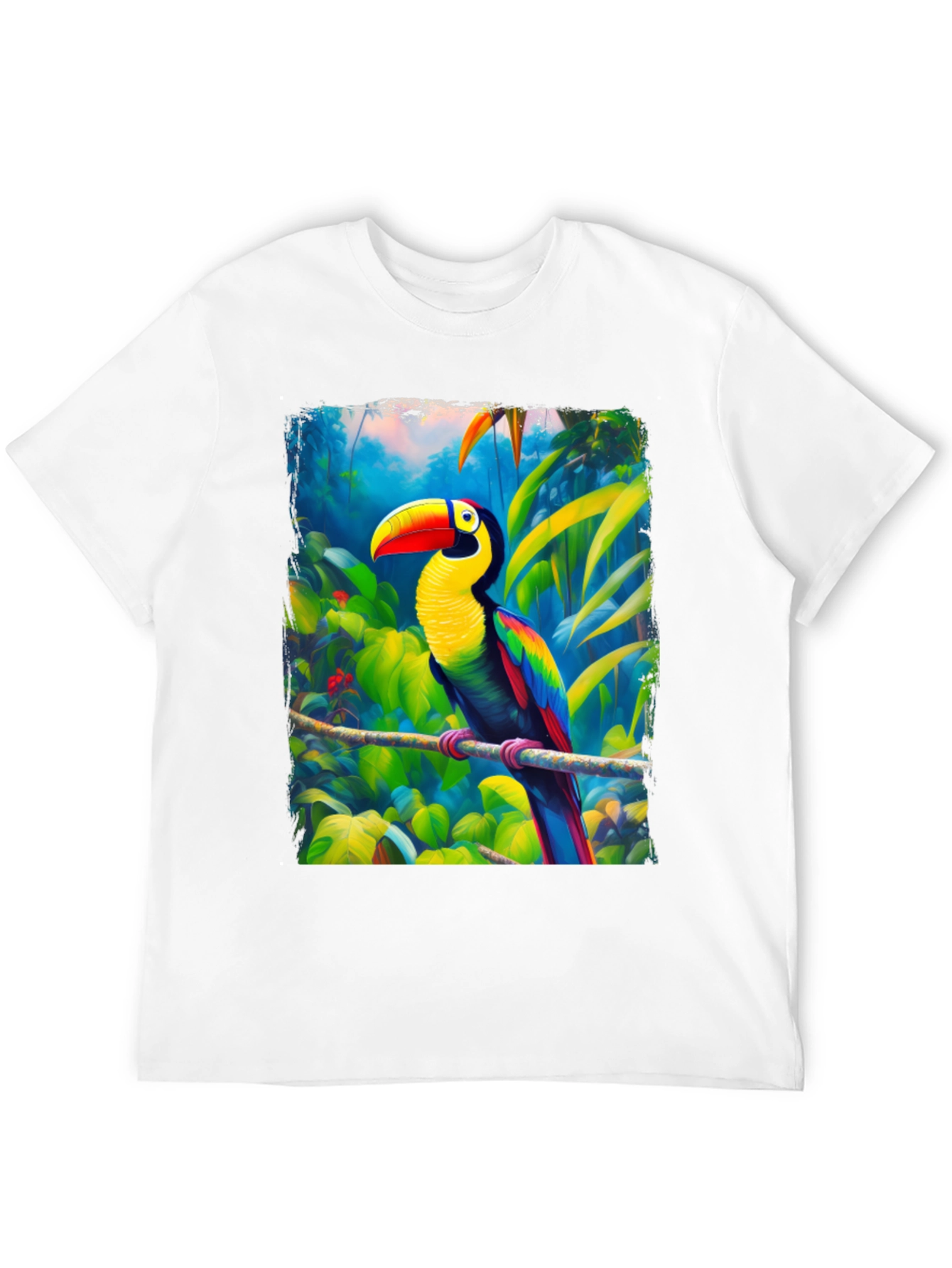 Tropical Toucan Graphic T-Shirt