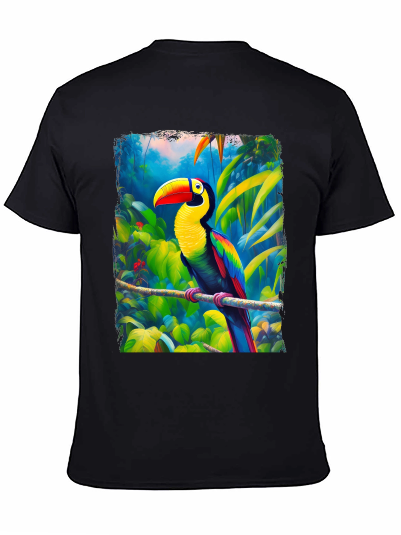 Tropical Toucan Graphic T-Shirt