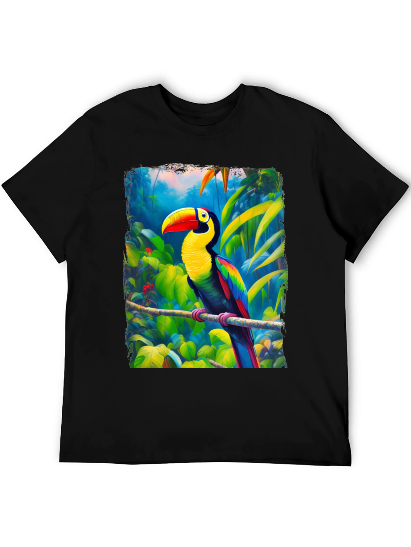 Tropical Toucan Graphic T-Shirt