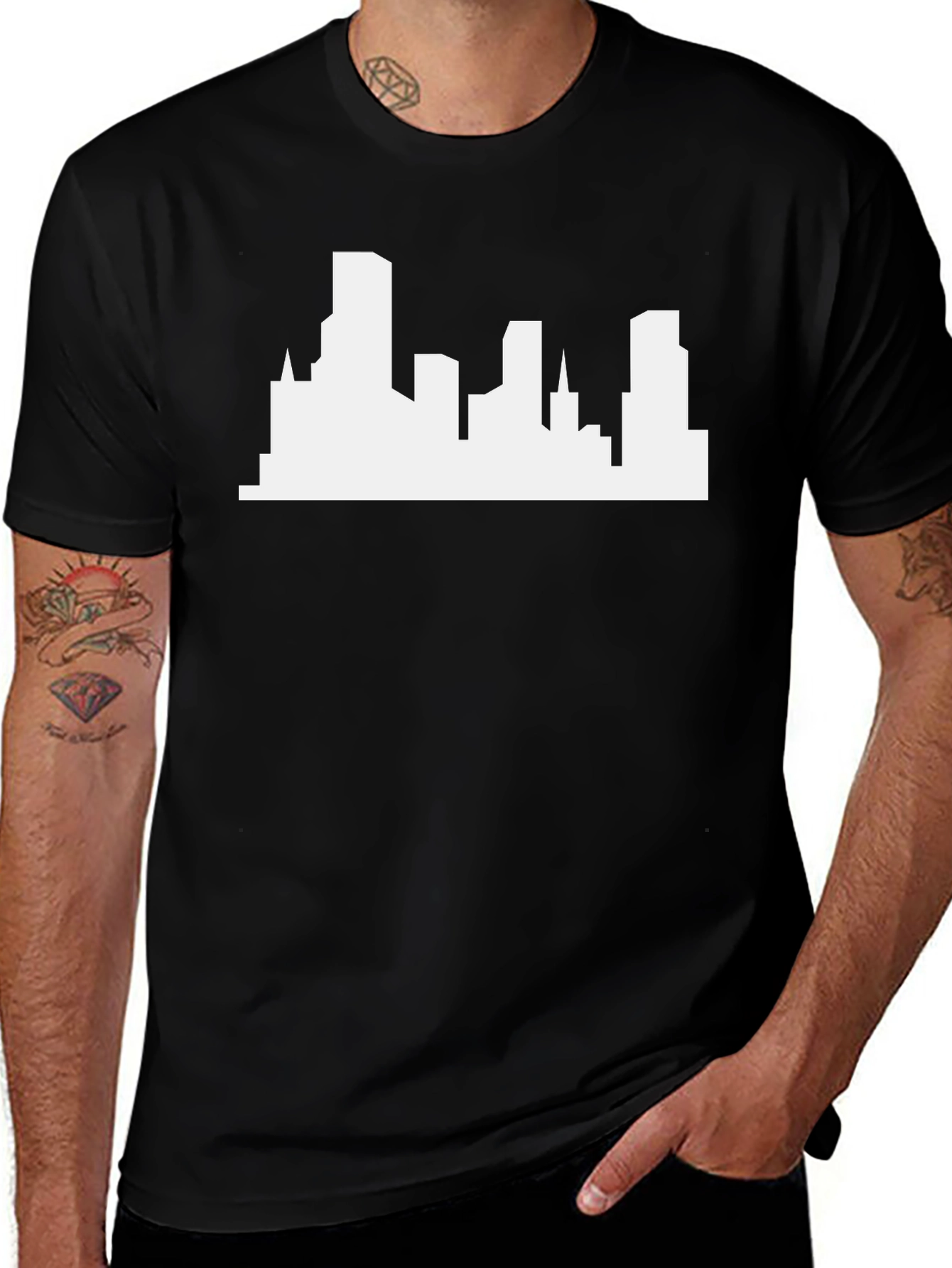 Skyline Graphic Tee - Urban Style