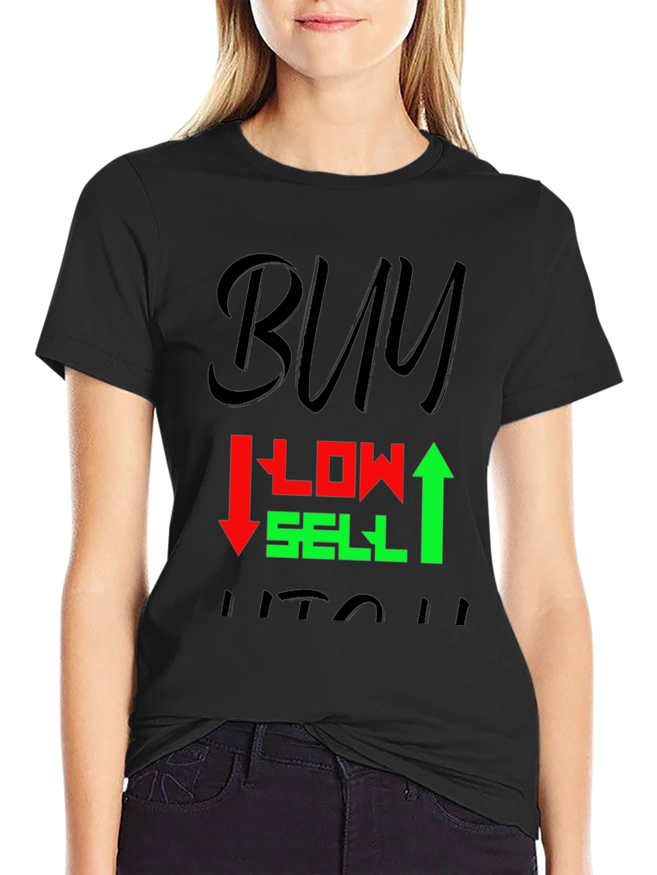 Buy Low Sell High Graphic T-Shirt