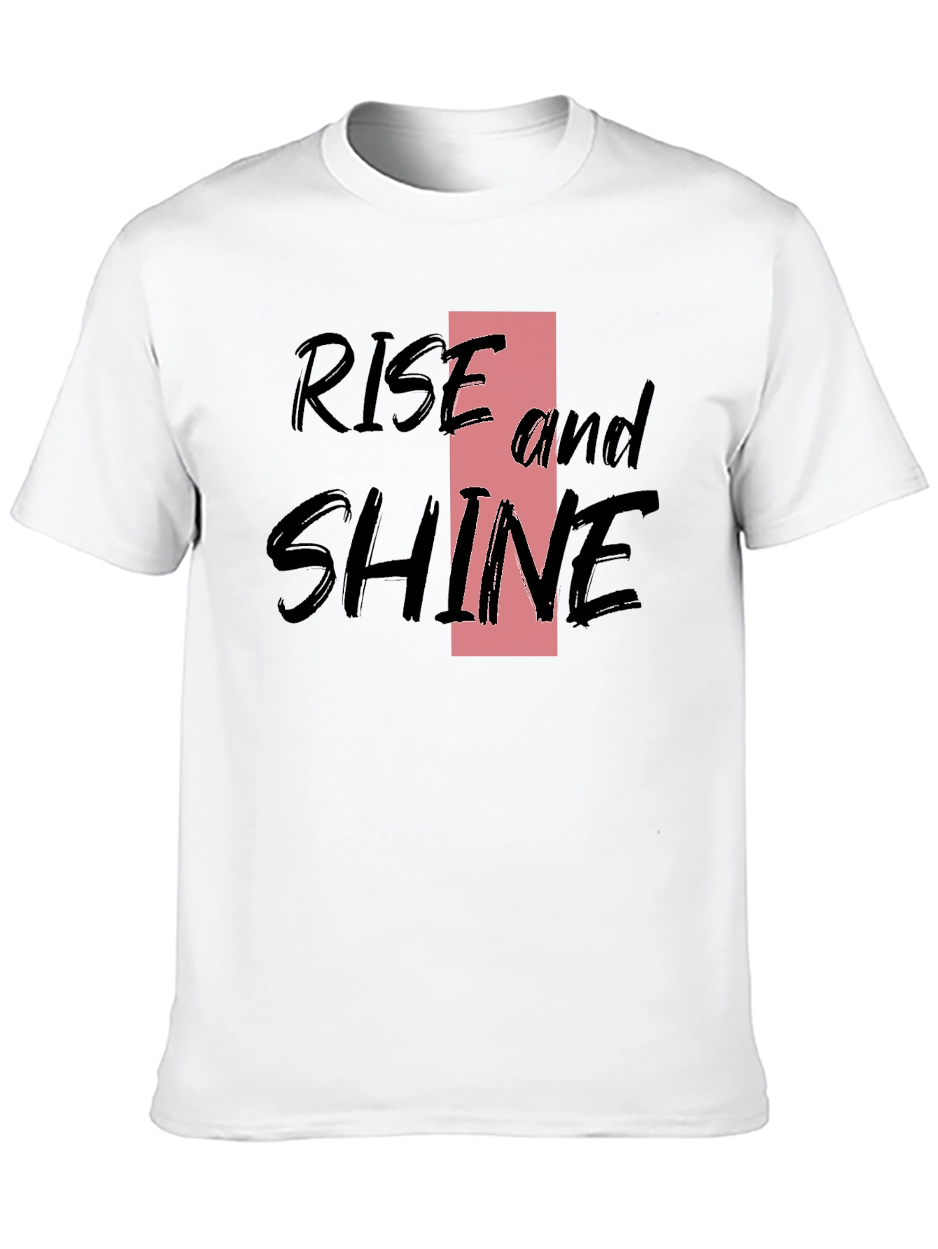 Rise and Shine Black Graphic Tee