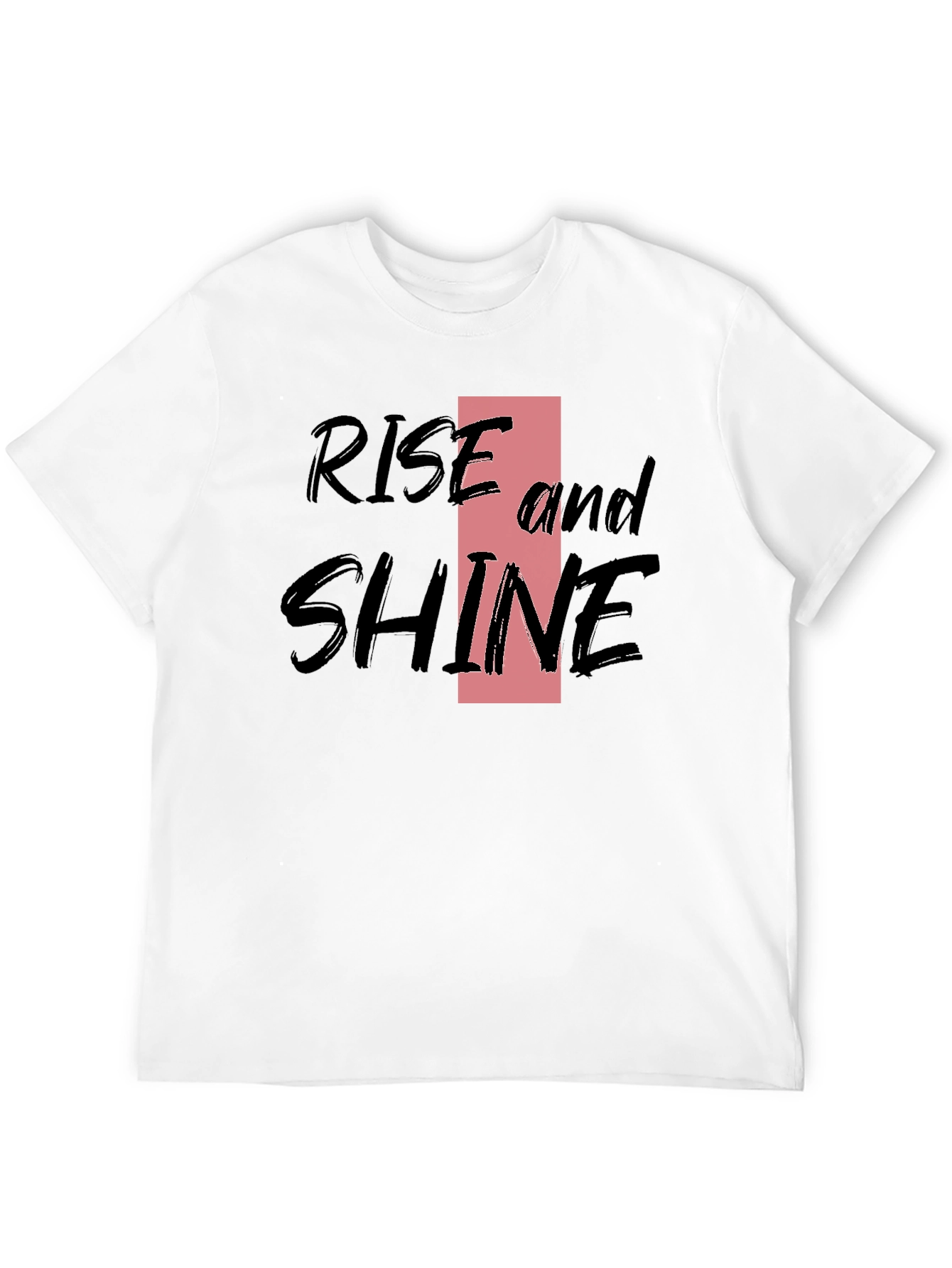 Rise and Shine Black Graphic Tee