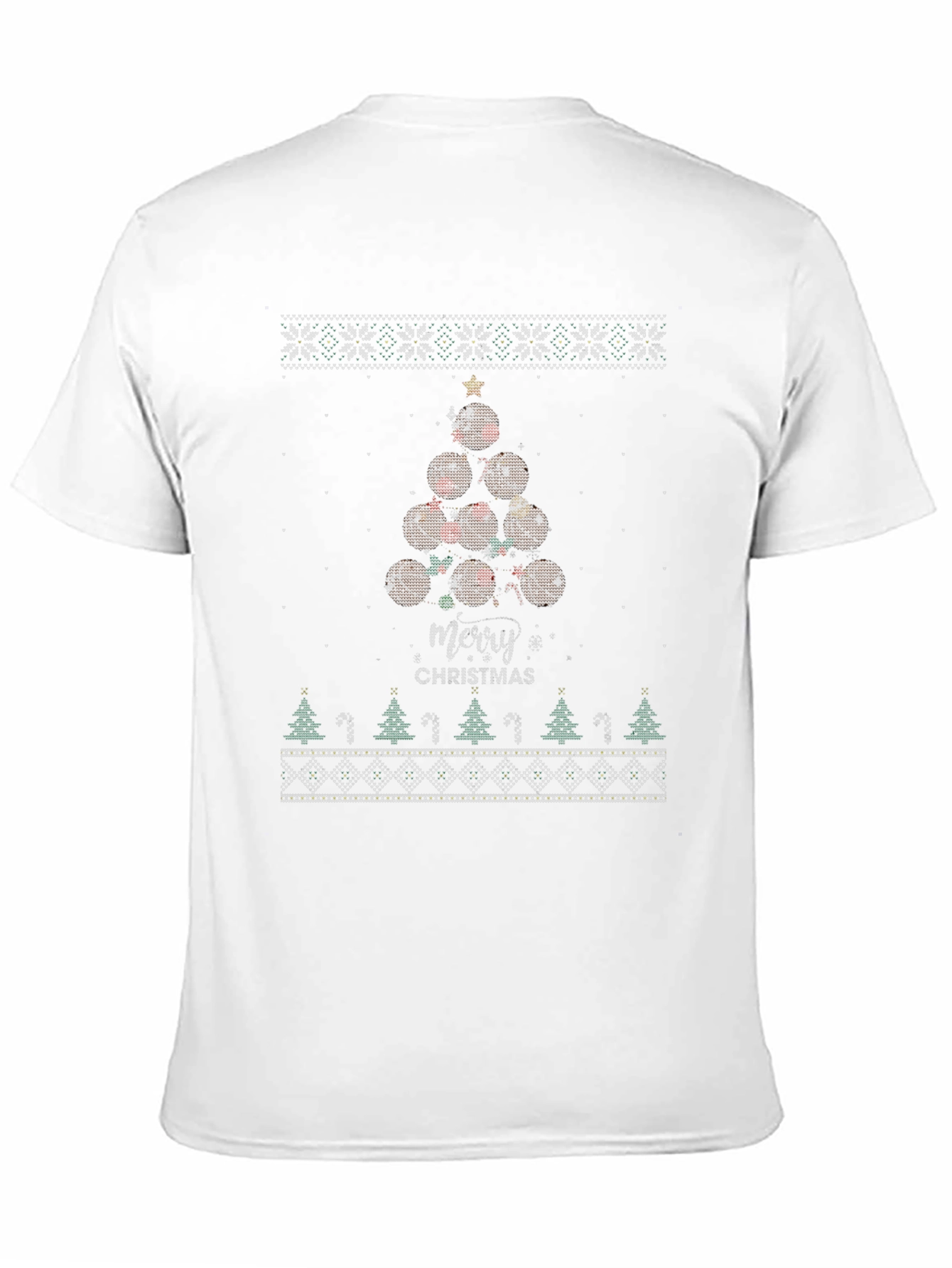 Merry Christmas Basketball Tree T-Shirt
